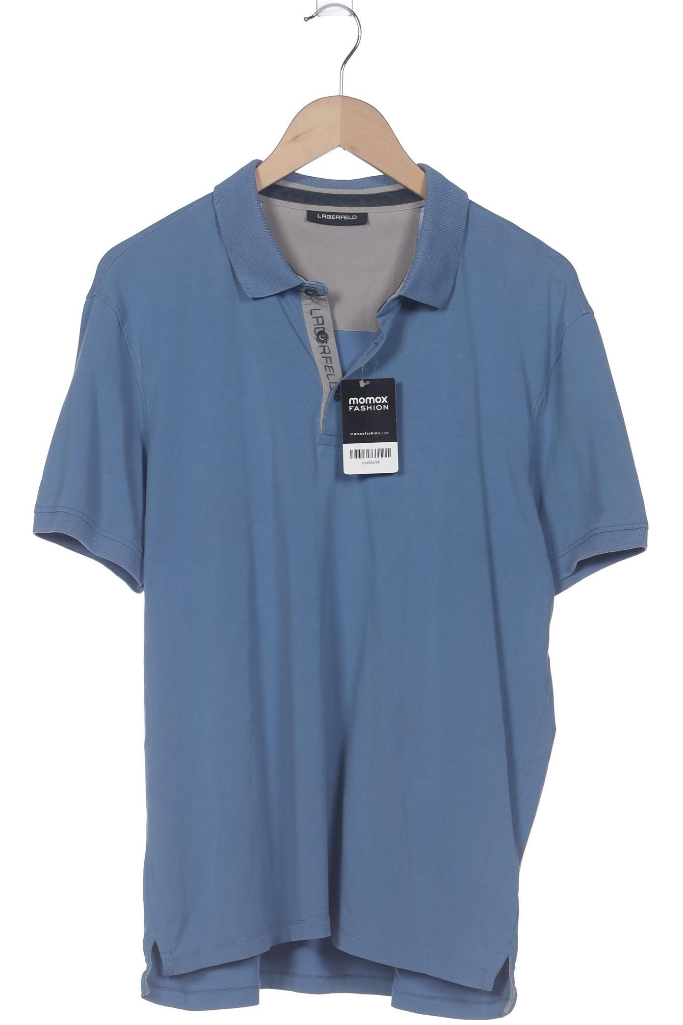 

Lagerfeld Herren Poloshirt, blau, Gr. 54
