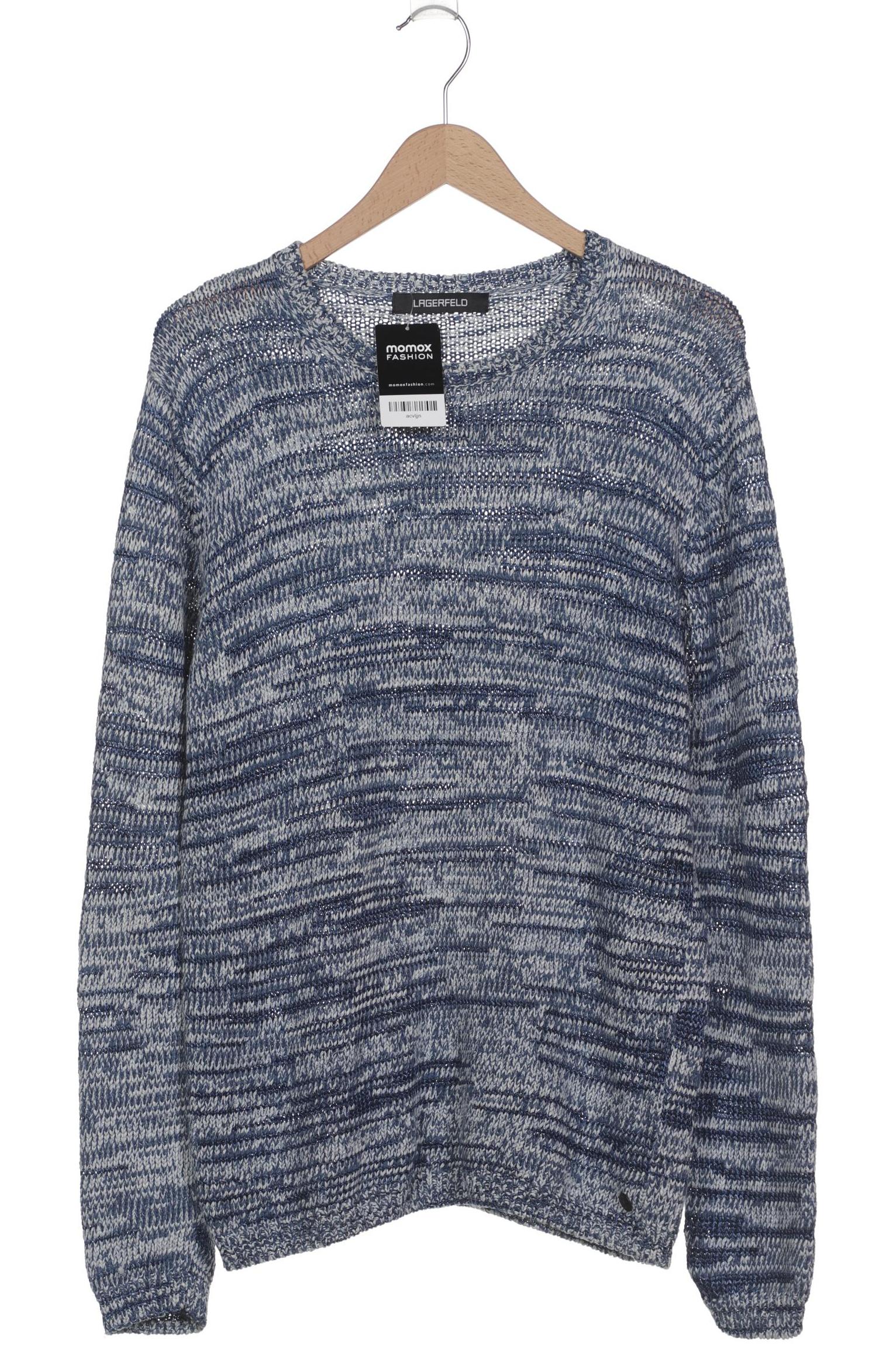 

Lagerfeld Herren Pullover, blau, Gr. 54