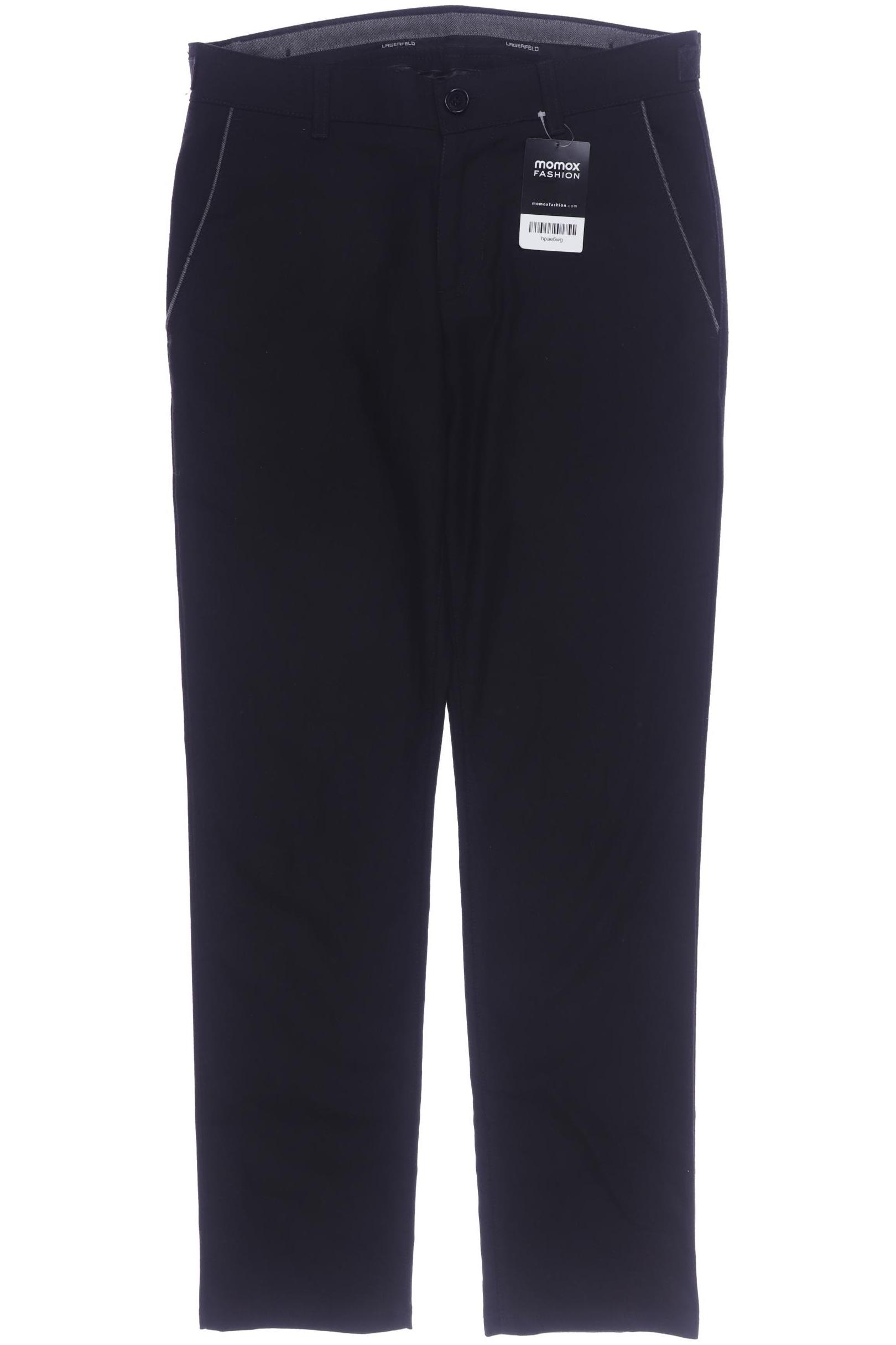 

Lagerfeld Herren Stoffhose, schwarz
