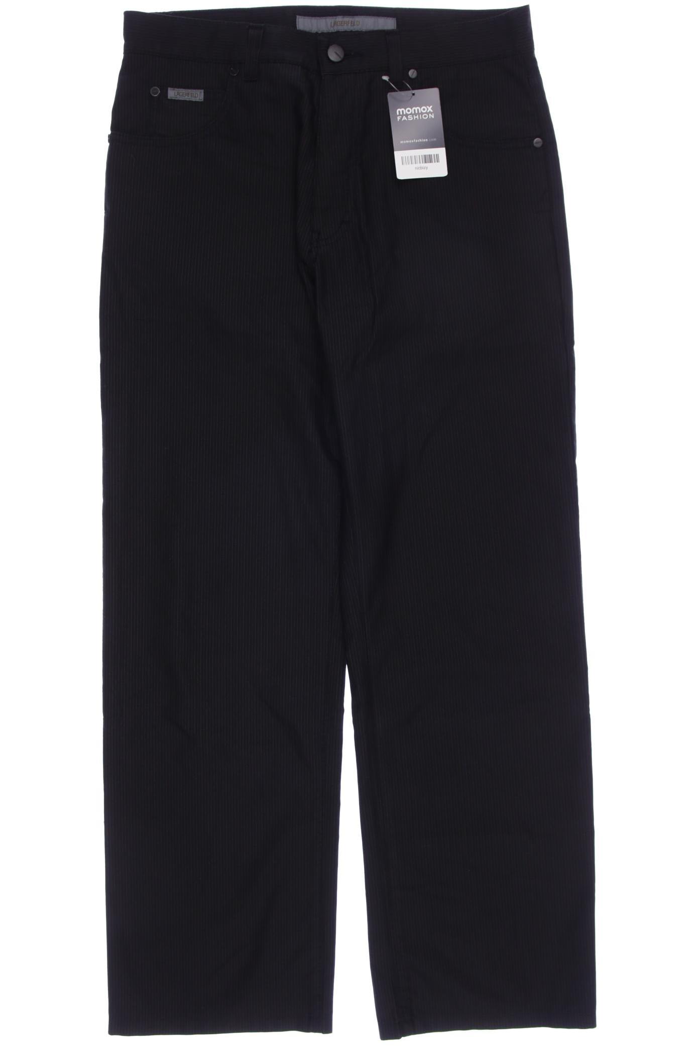 

Lagerfeld Herren Stoffhose, schwarz