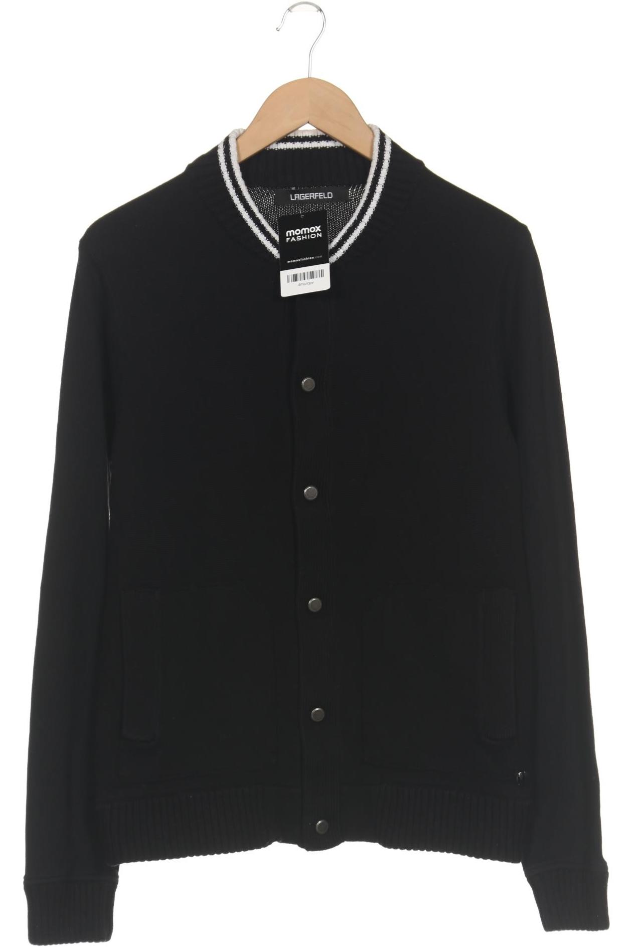 

Lagerfeld Herren Strickjacke, schwarz, Gr. 48