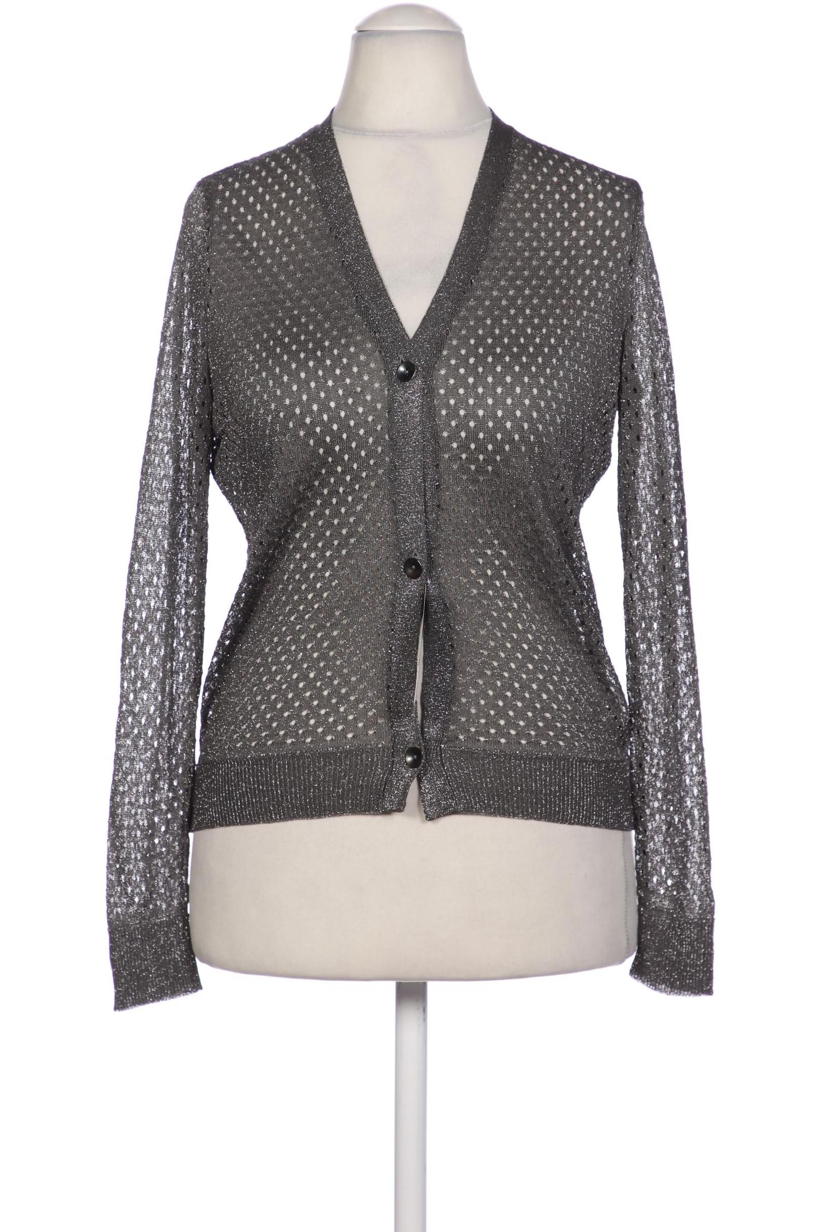 

Lala Berlin Damen Strickjacke, silber, Gr. 38