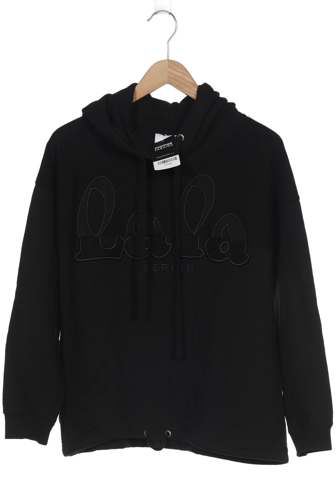 

Lala Berlin Damen Kapuzenpullover, schwarz, Gr. 38