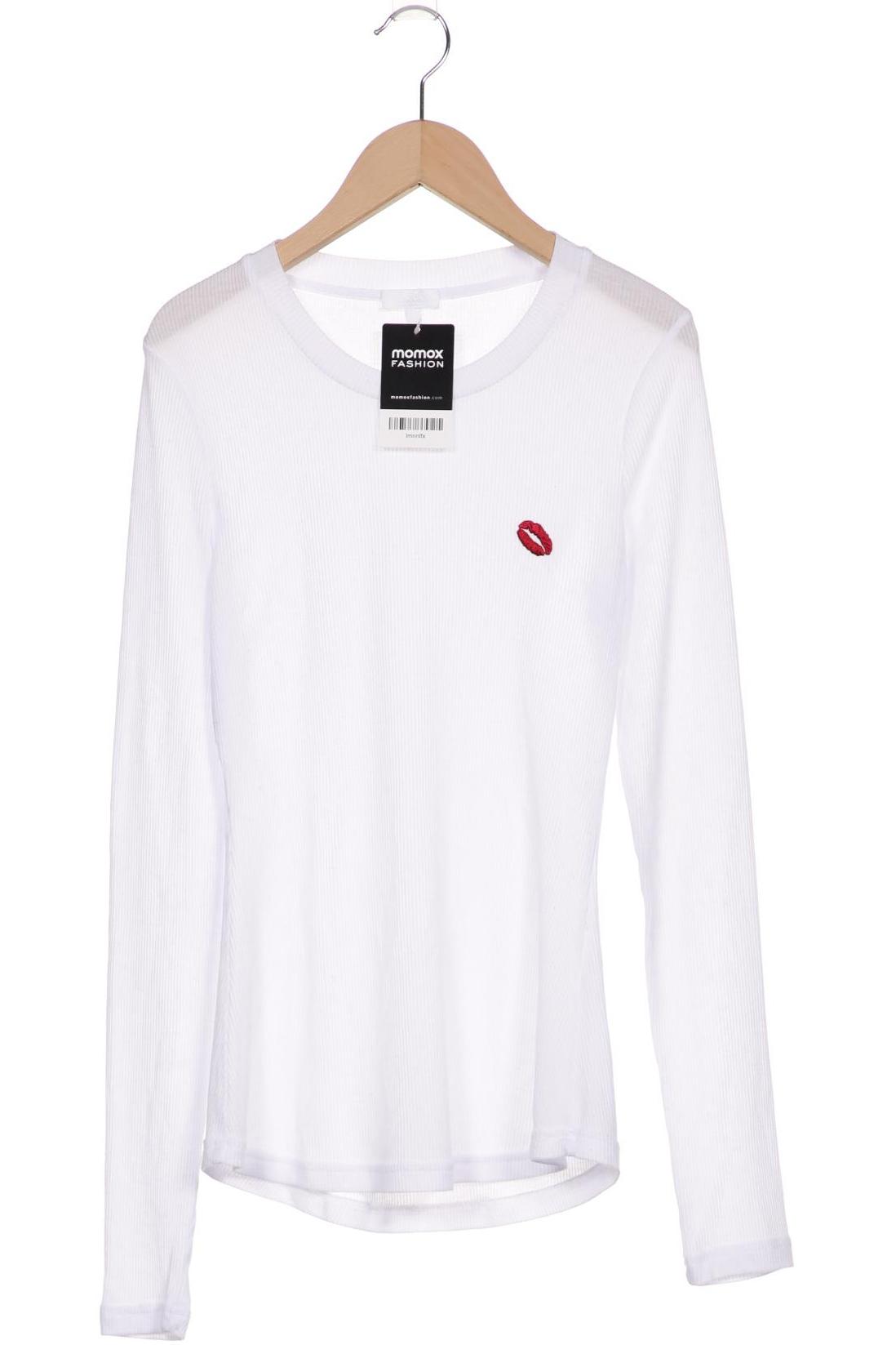 

Lala Berlin Damen Langarmshirt, weiß, Gr. 36