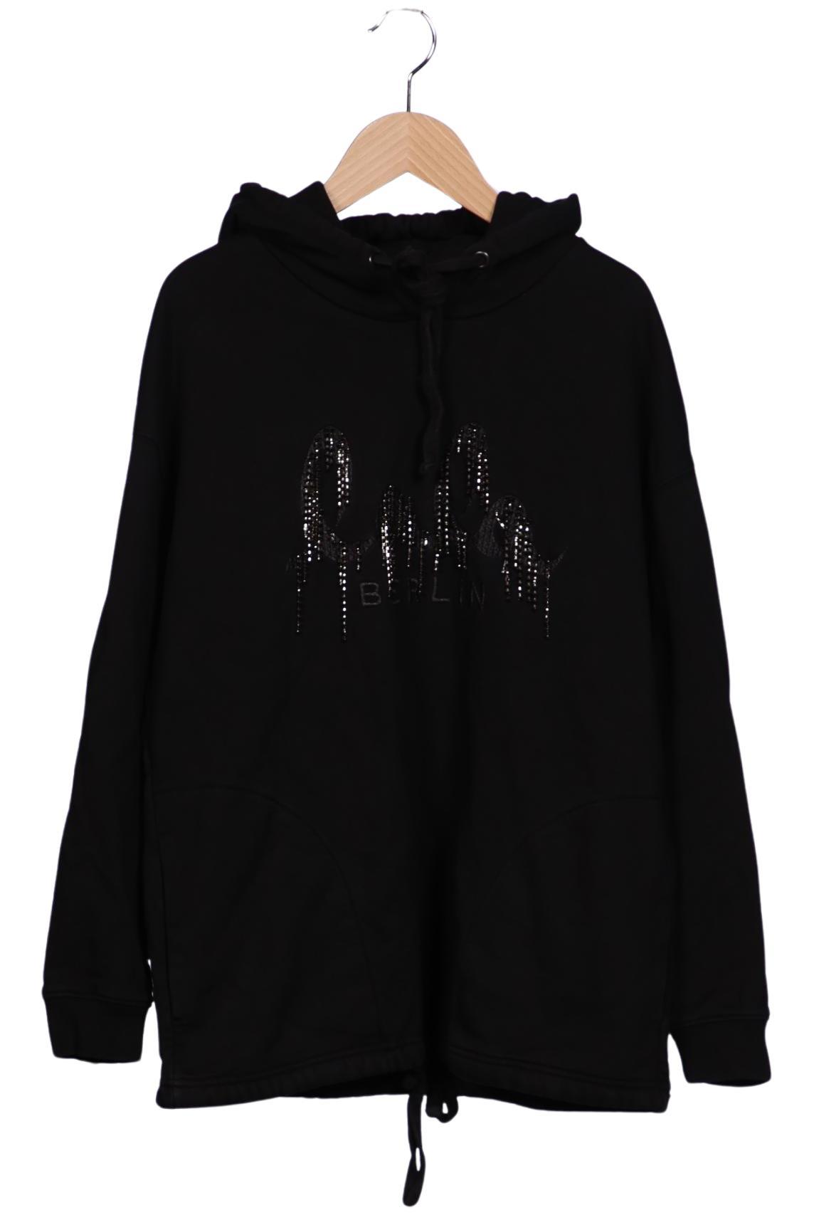 

Lala Berlin Damen Kapuzenpullover, schwarz, Gr. 34