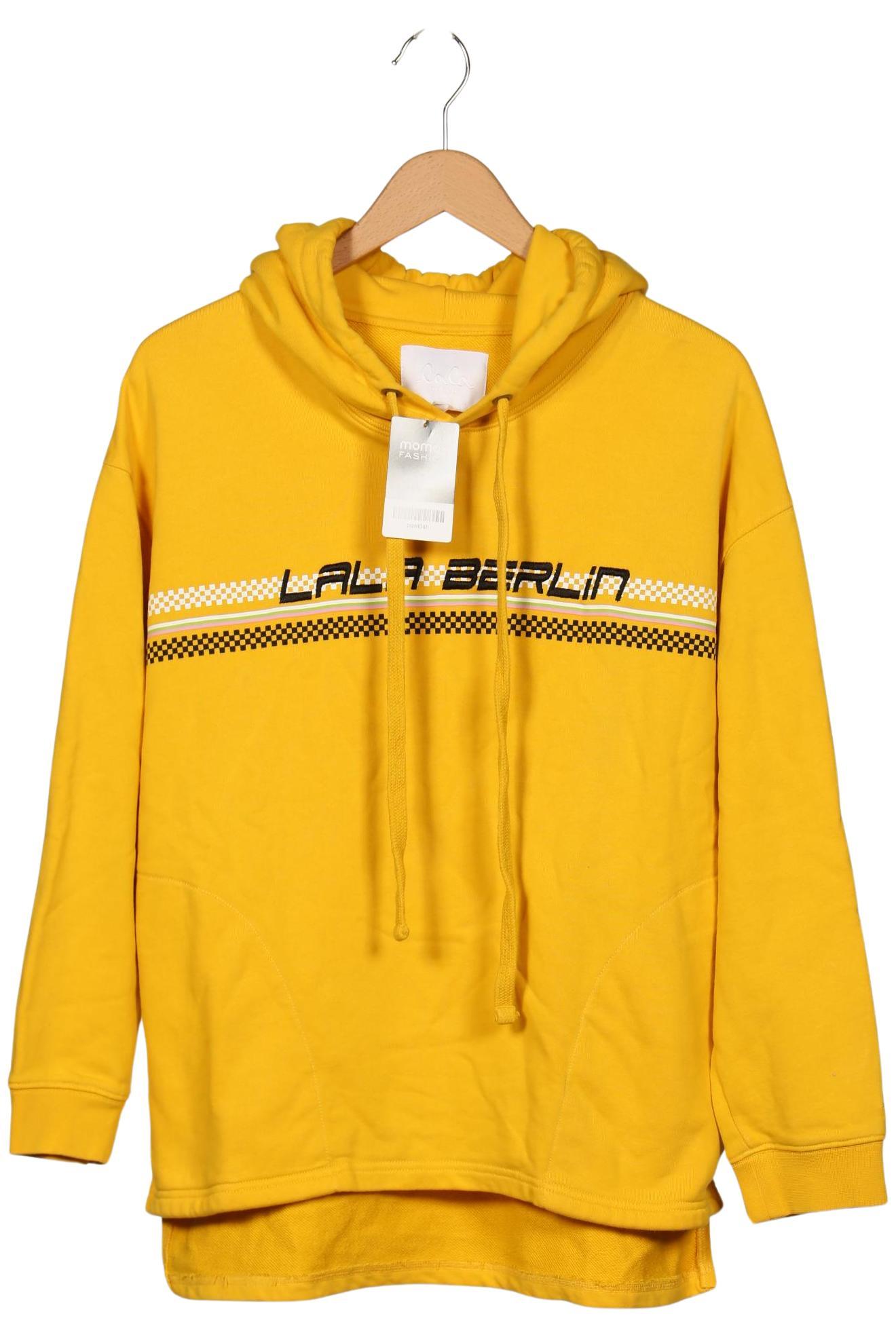 

Lala Berlin Damen Kapuzenpullover, gelb, Gr. 36