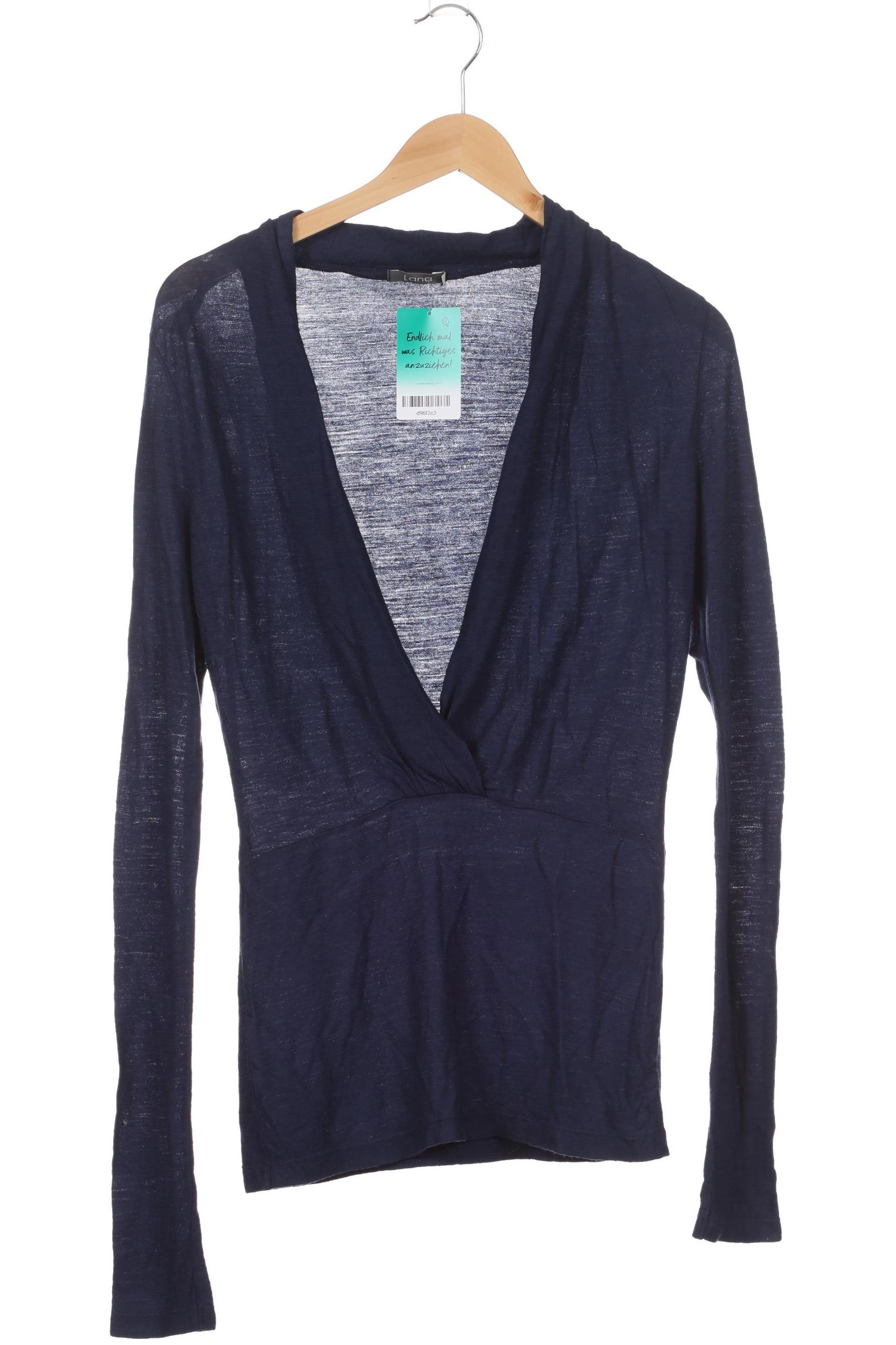 

Lana naturalwear Damen Langarmshirt, blau, Gr.