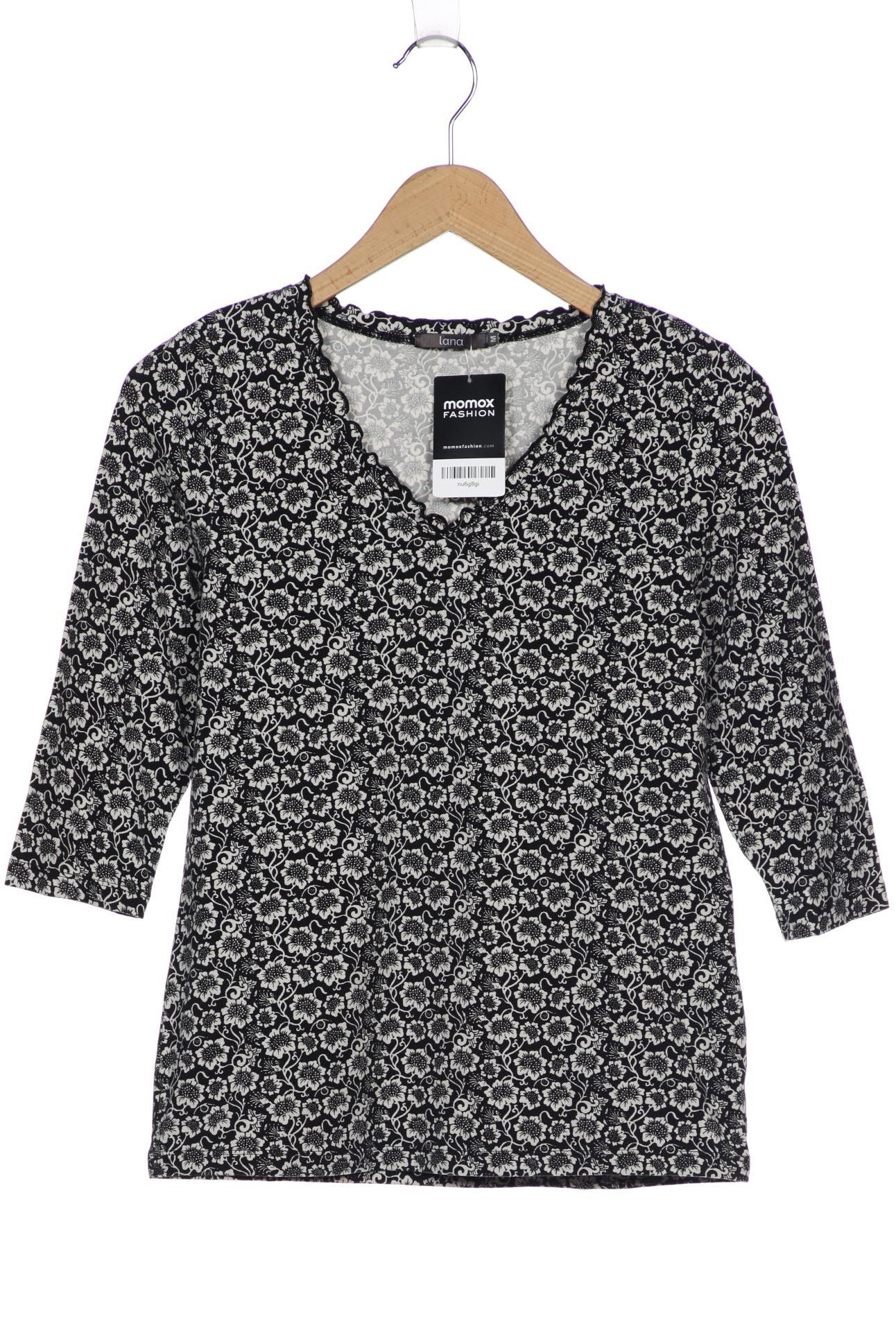 

Lana naturalwear Damen Langarmshirt, schwarz
