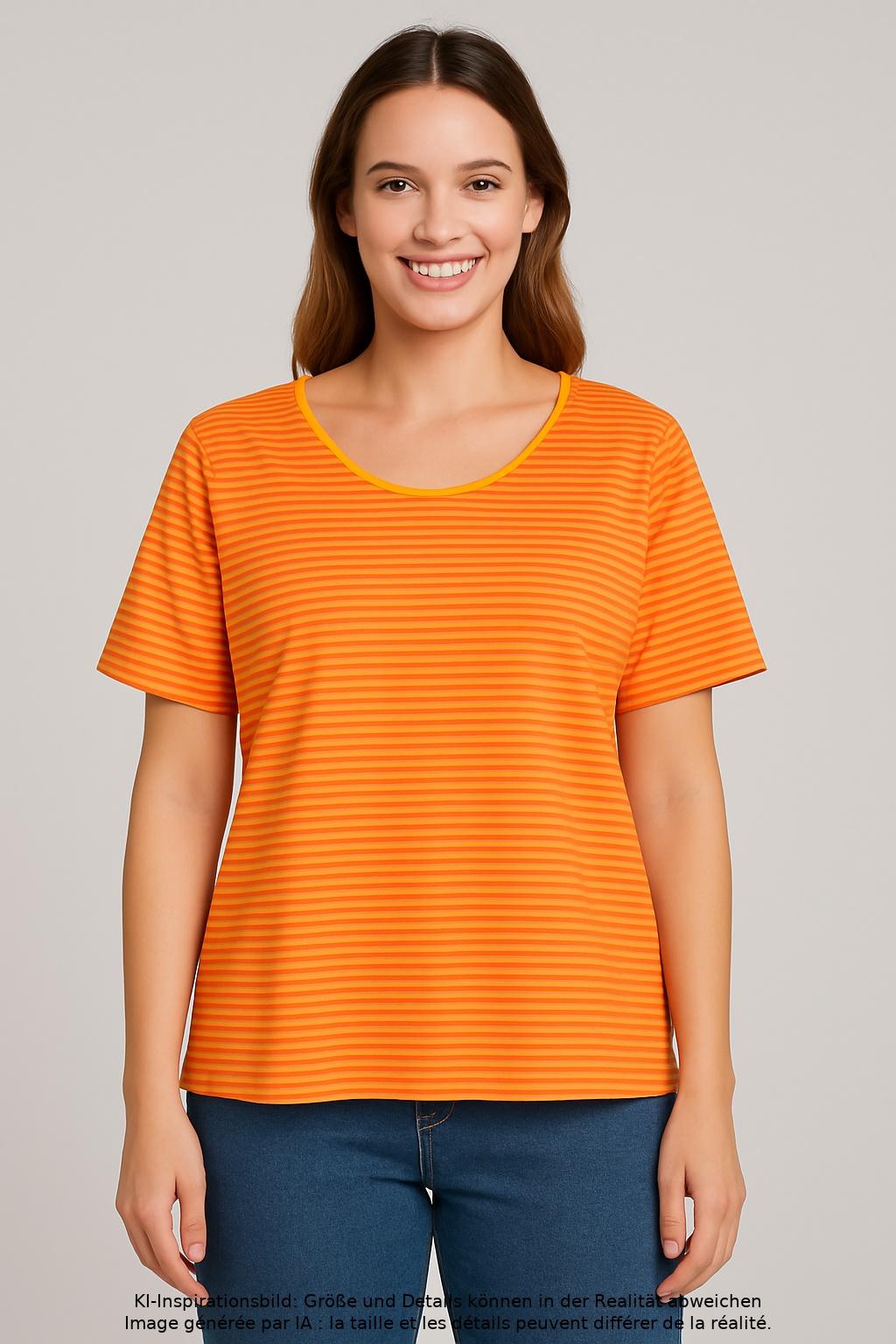 

Lana naturalwear Damen T-Shirt, orange, Gr. 42