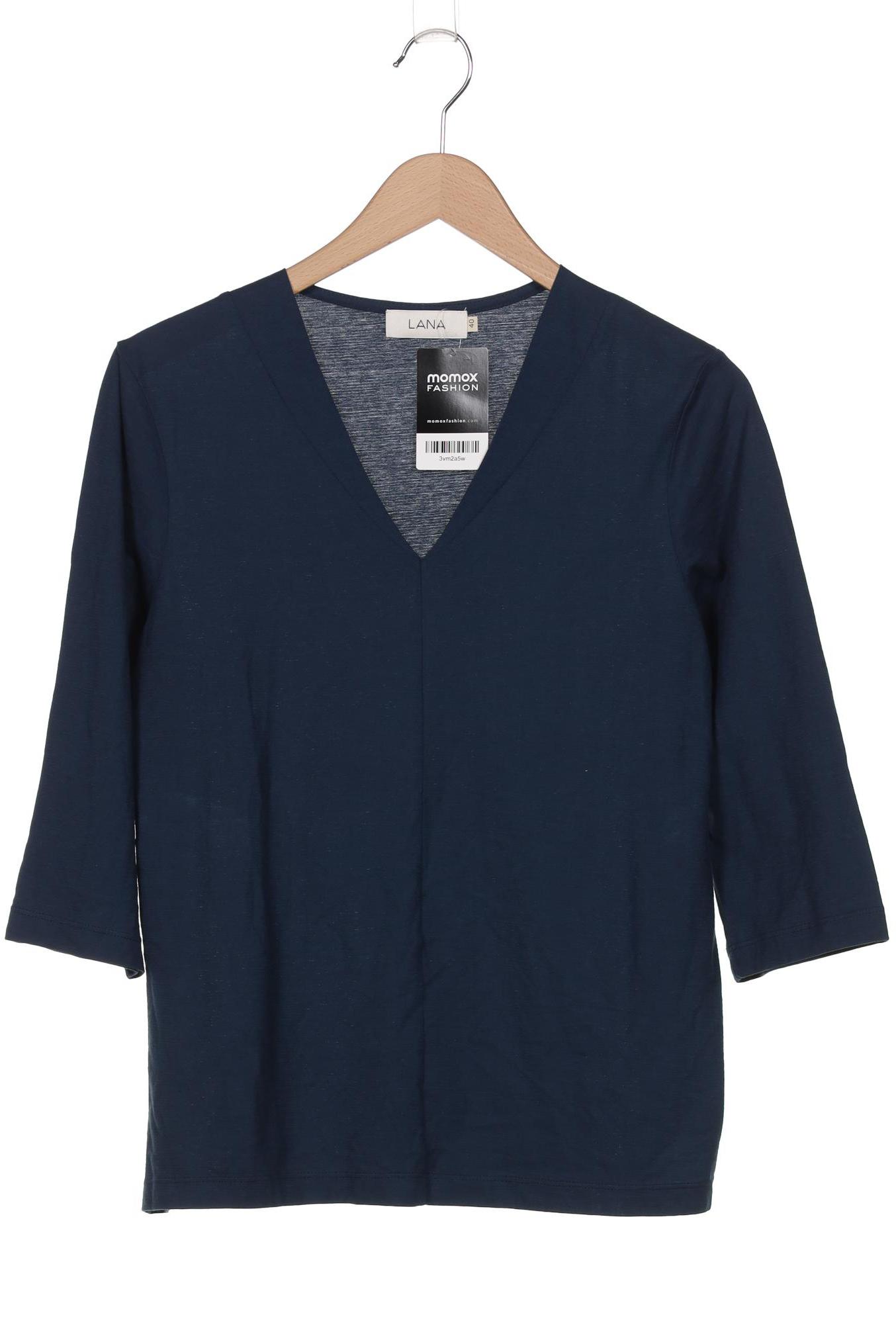 

Lana naturalwear Damen Langarmshirt, blau, Gr. 40
