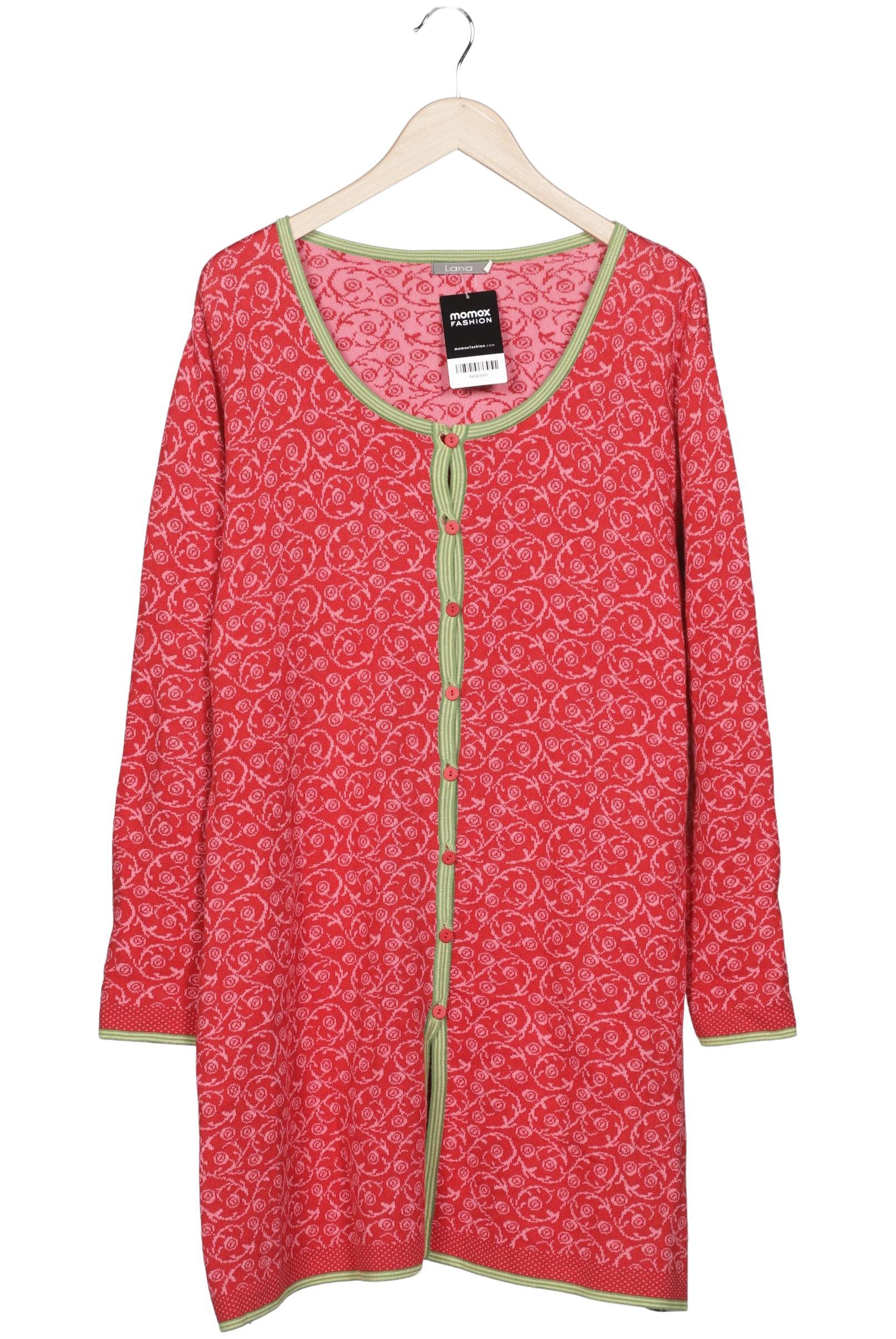 

Lana naturalwear Damen Strickjacke, rot, Gr. 44