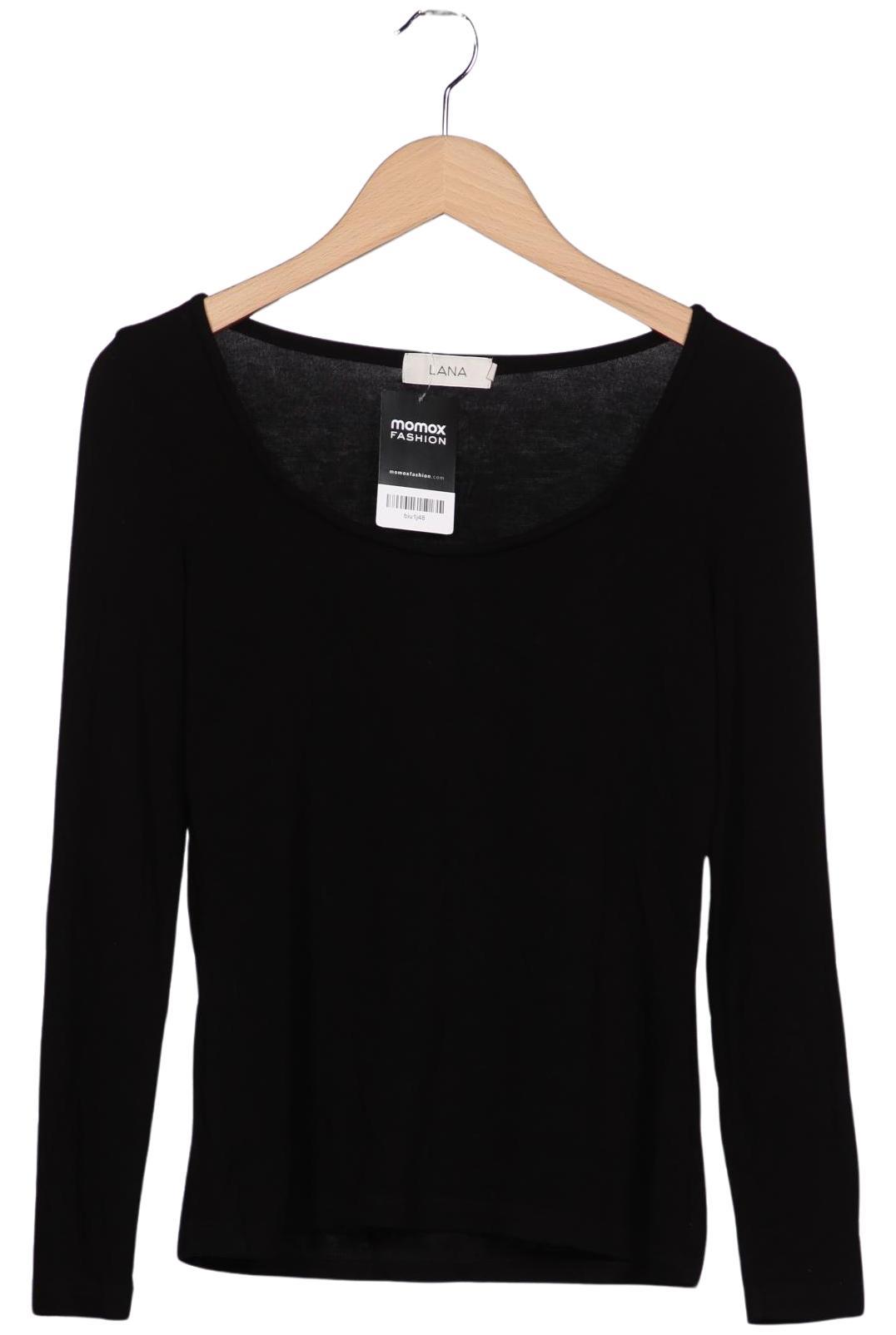 

Lana naturalwear Damen Langarmshirt, schwarz, Gr. 36