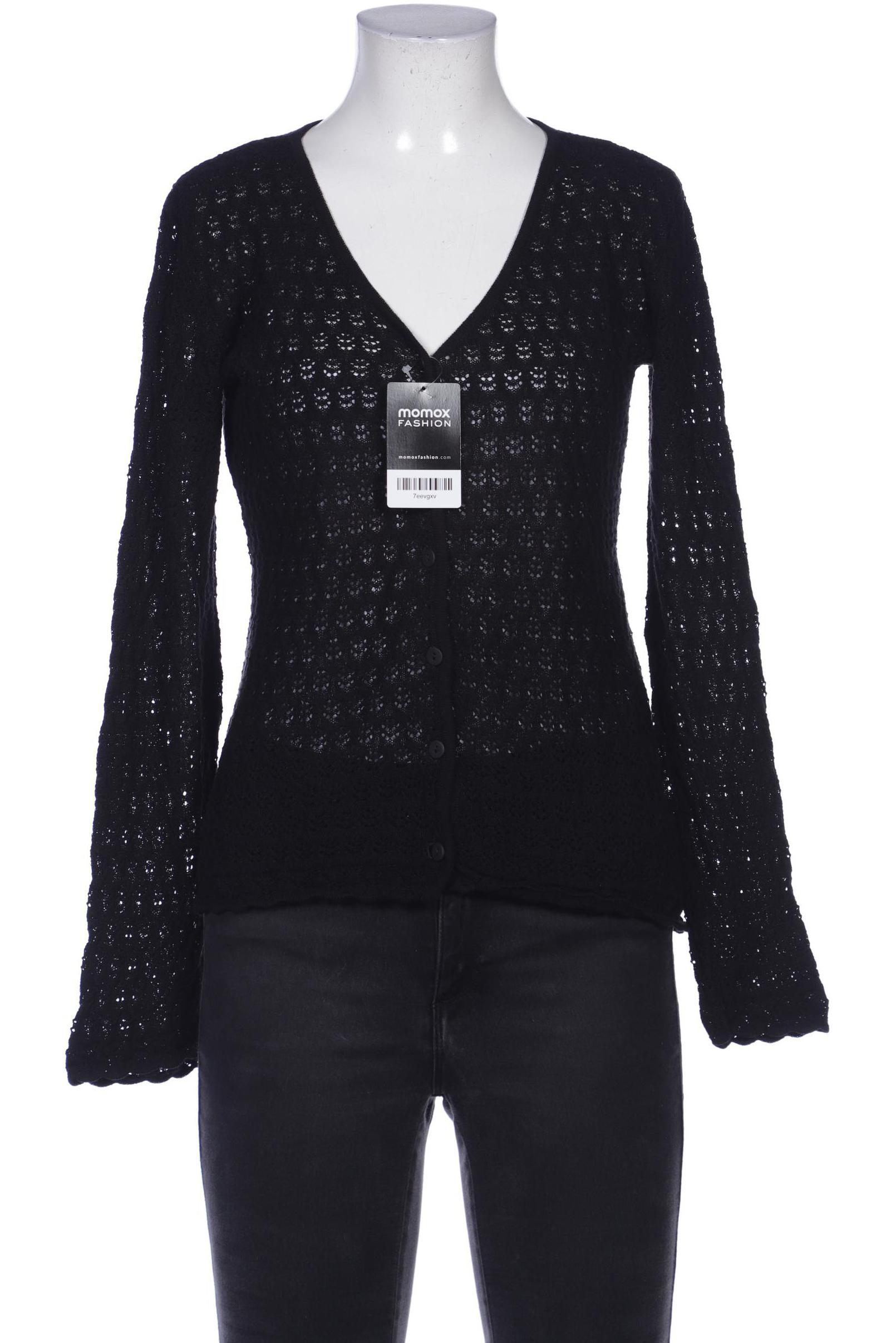 

Lana naturalwear Damen Strickjacke, schwarz, Gr. 34