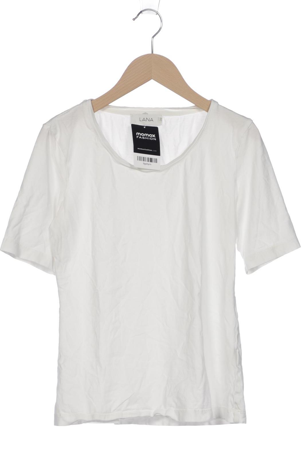 

Lana naturalwear Damen T-Shirt, weiß, Gr. 38