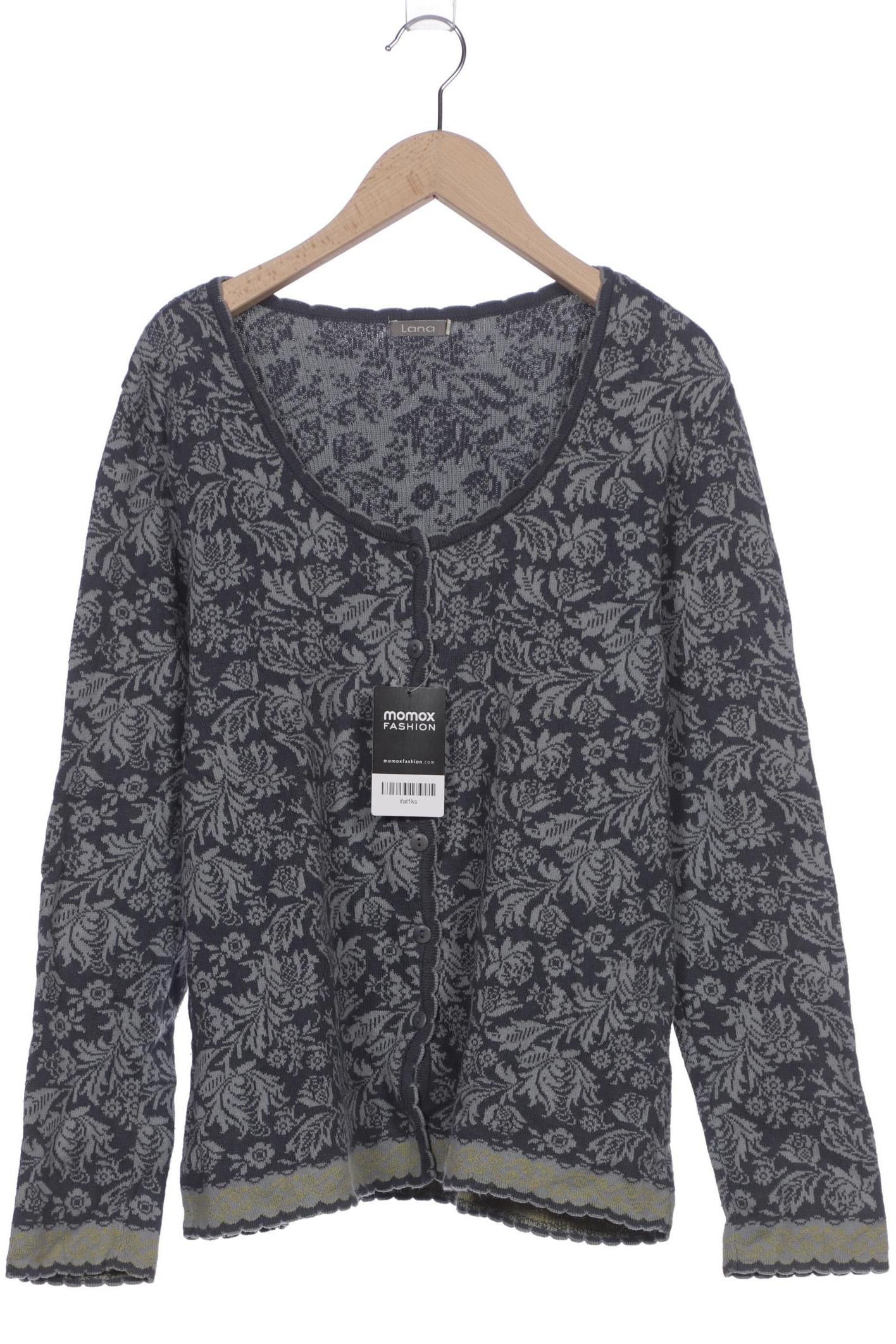 

Lana naturalwear Damen Strickjacke, grau, Gr. 38