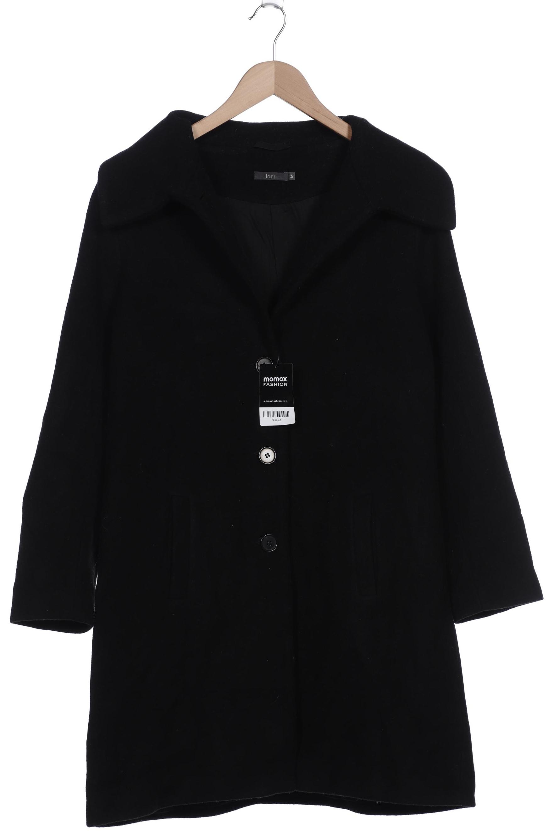 

Lana naturalwear Damen Mantel, schwarz