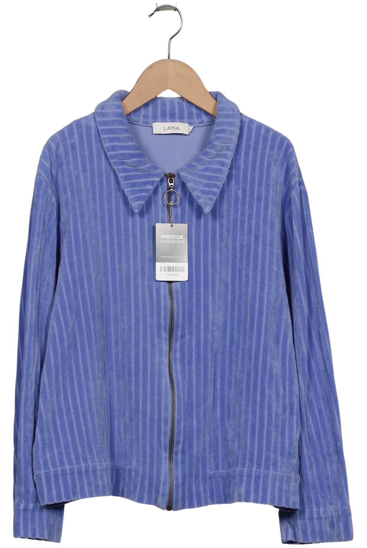 

Lana naturalwear Damen Strickjacke, blau, Gr. 42