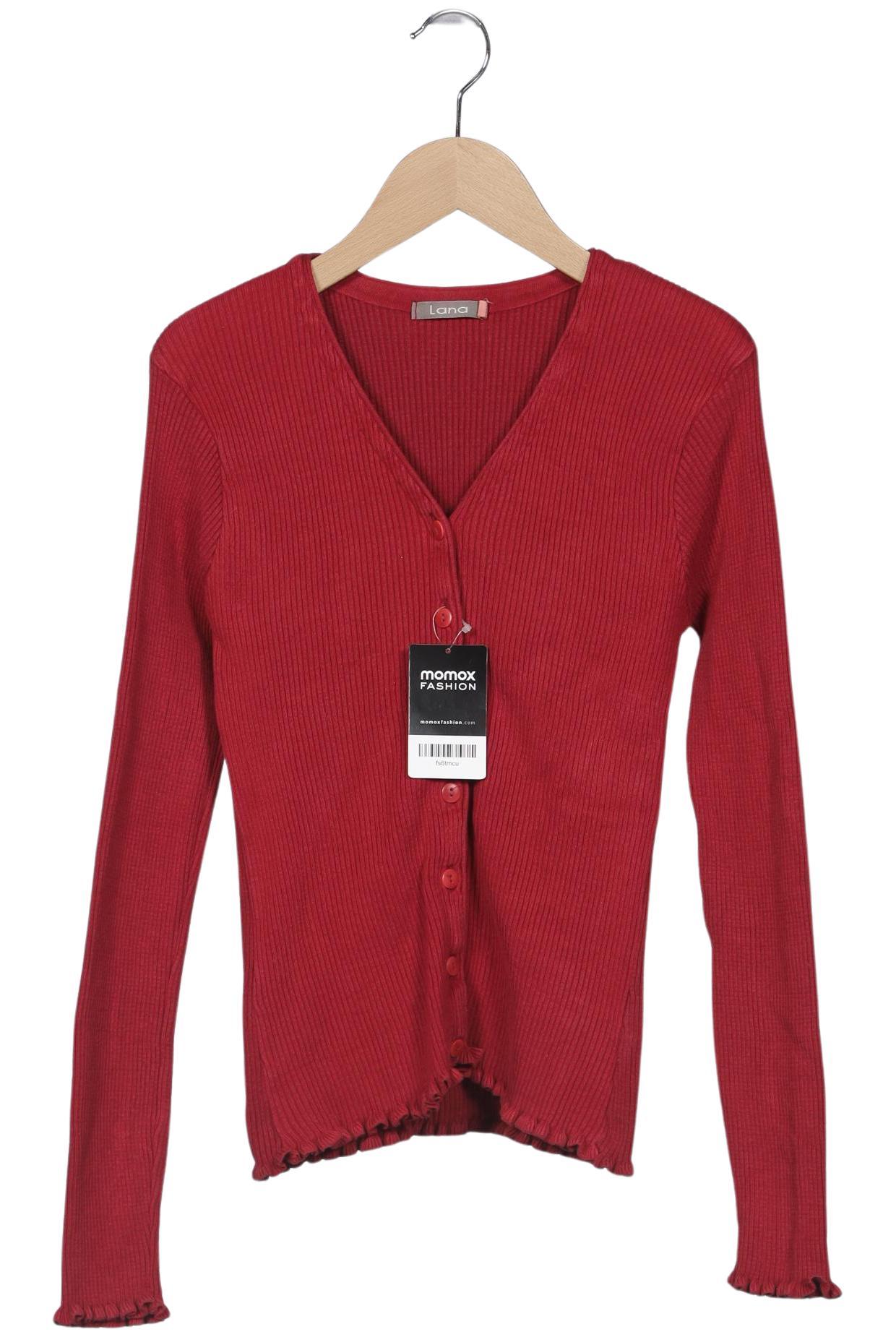 

Lana naturalwear Damen Strickjacke, rot, Gr. 42