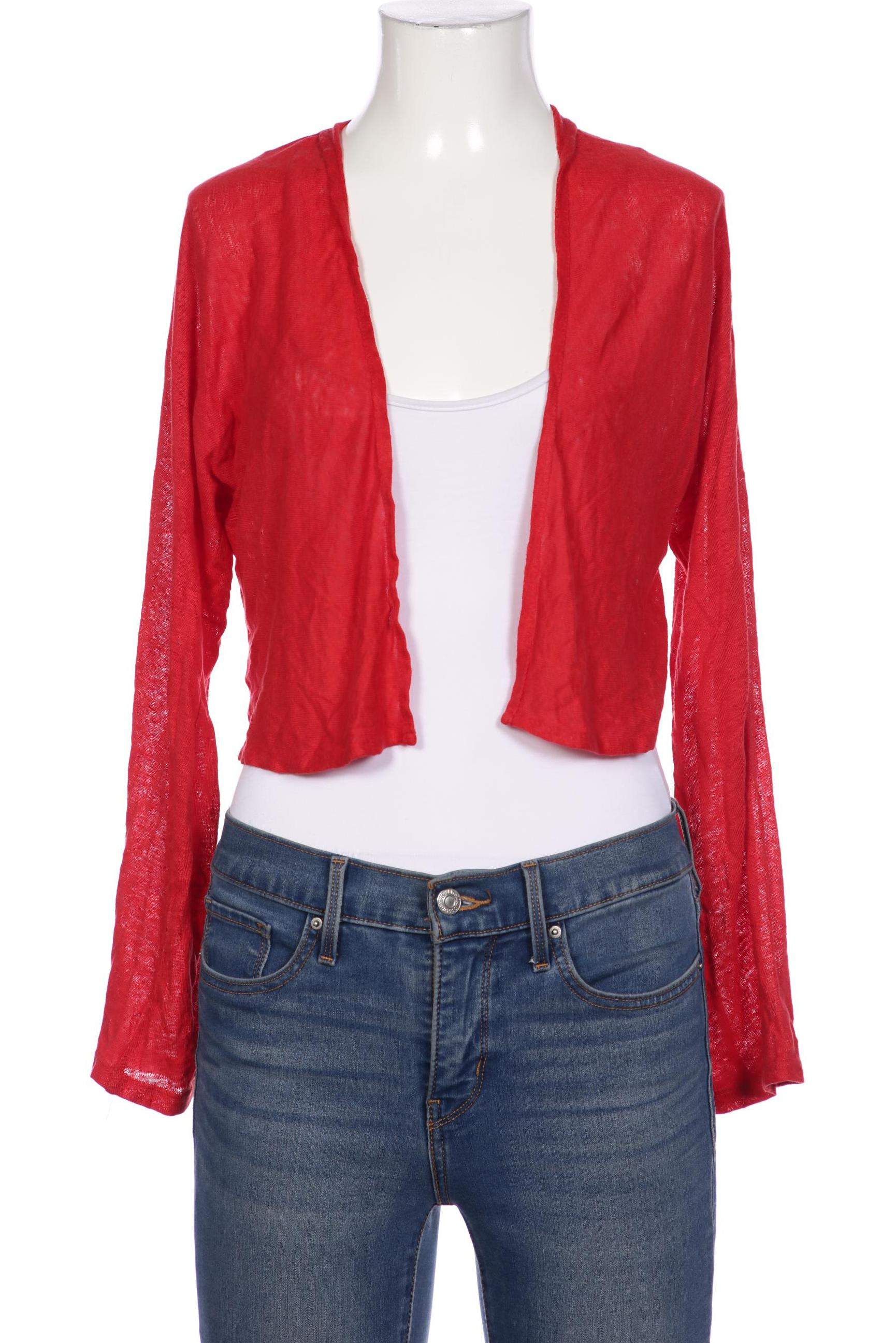 

Lana naturalwear Damen Strickjacke, rot, Gr. 36