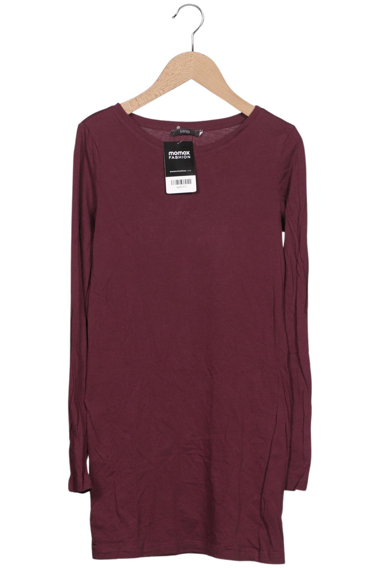 

Lana naturalwear Damen Langarmshirt, bordeaux, Gr. 36