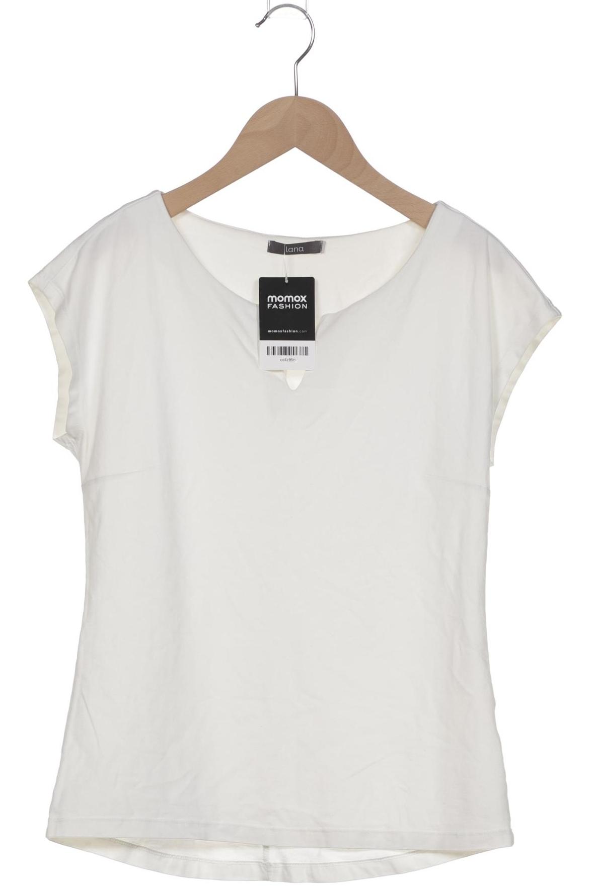 

Lana naturalwear Damen T-Shirt, cremeweiß, Gr. 36