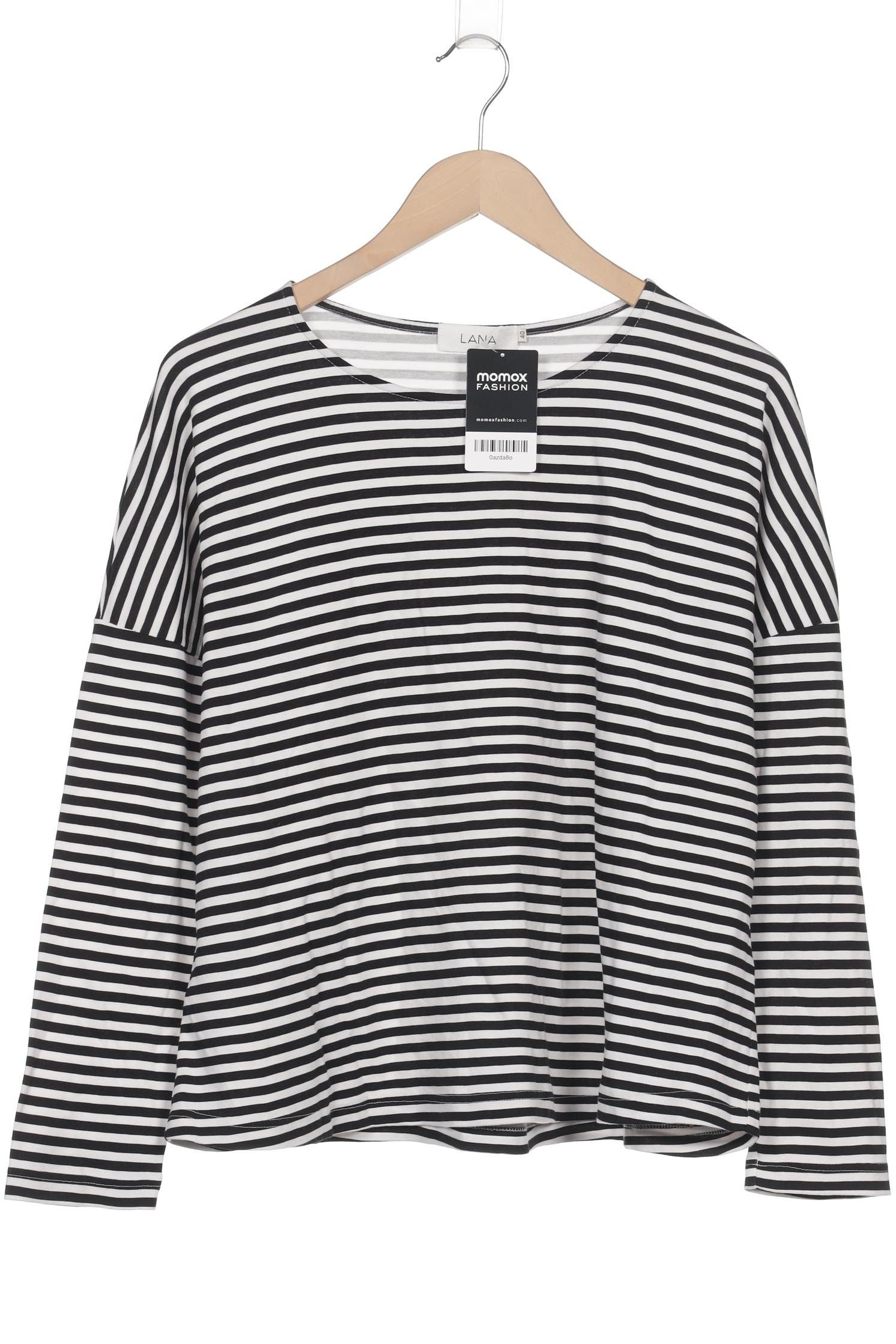 

Lana naturalwear Damen Langarmshirt, schwarz, Gr. 40