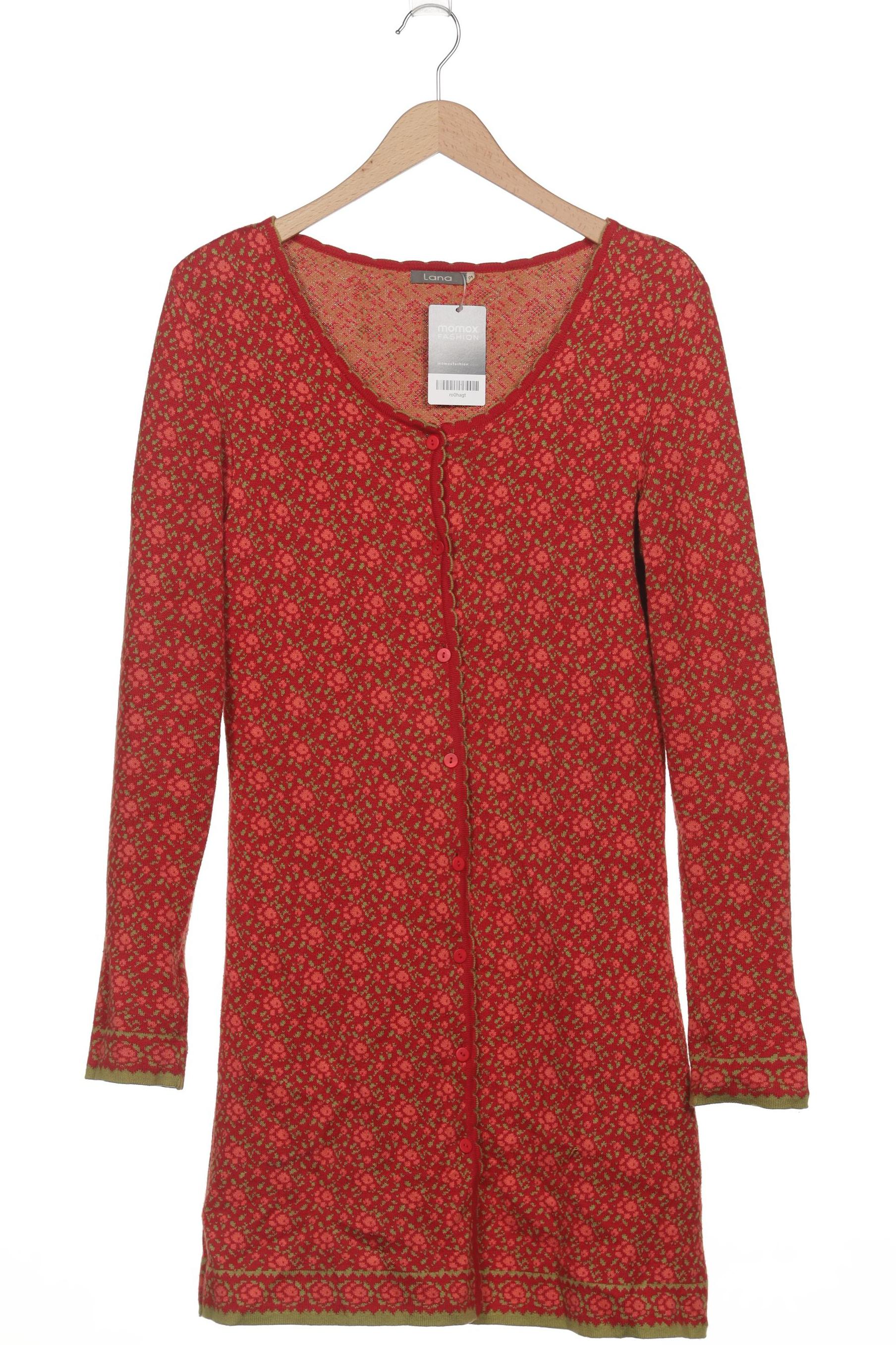 

Lana naturalwear Damen Strickjacke, rot, Gr. 36