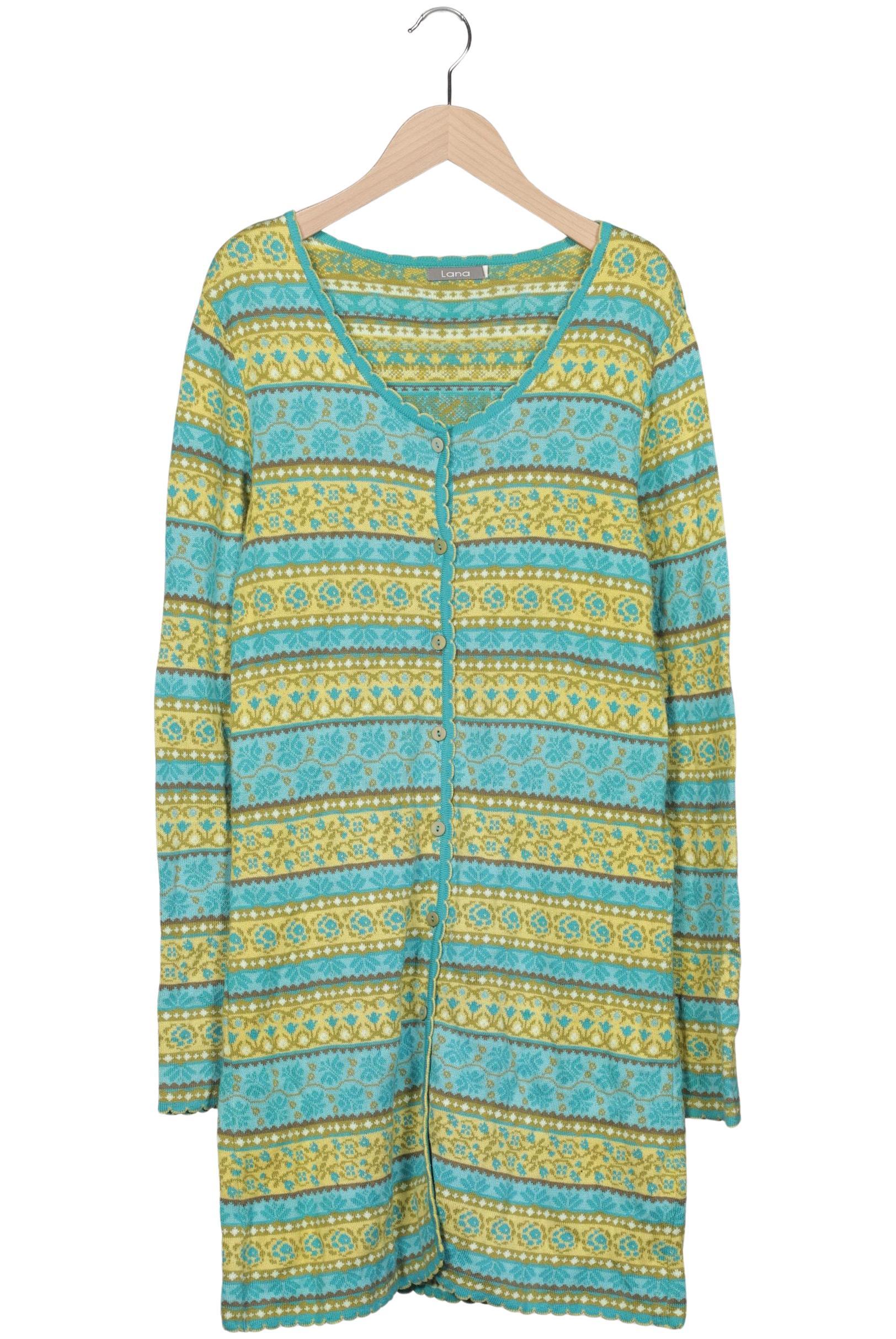 

Lana naturalwear Damen Strickjacke, mehrfarbig, Gr. 36