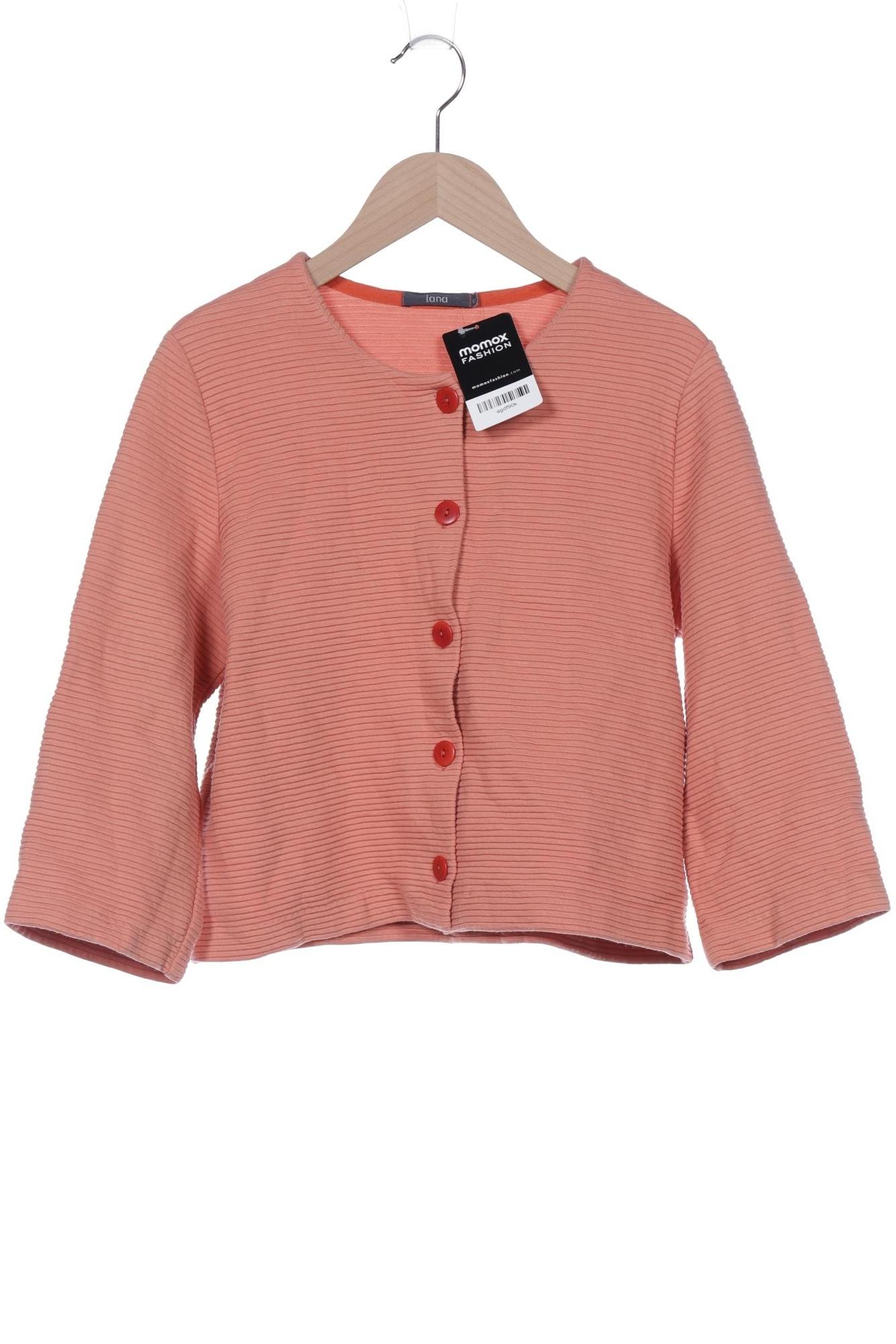 

Lana naturalwear Damen Strickjacke, orange, Gr. 36