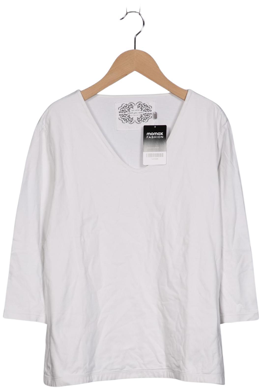 

Lana naturalwear Damen Langarmshirt, weiß, Gr. 42