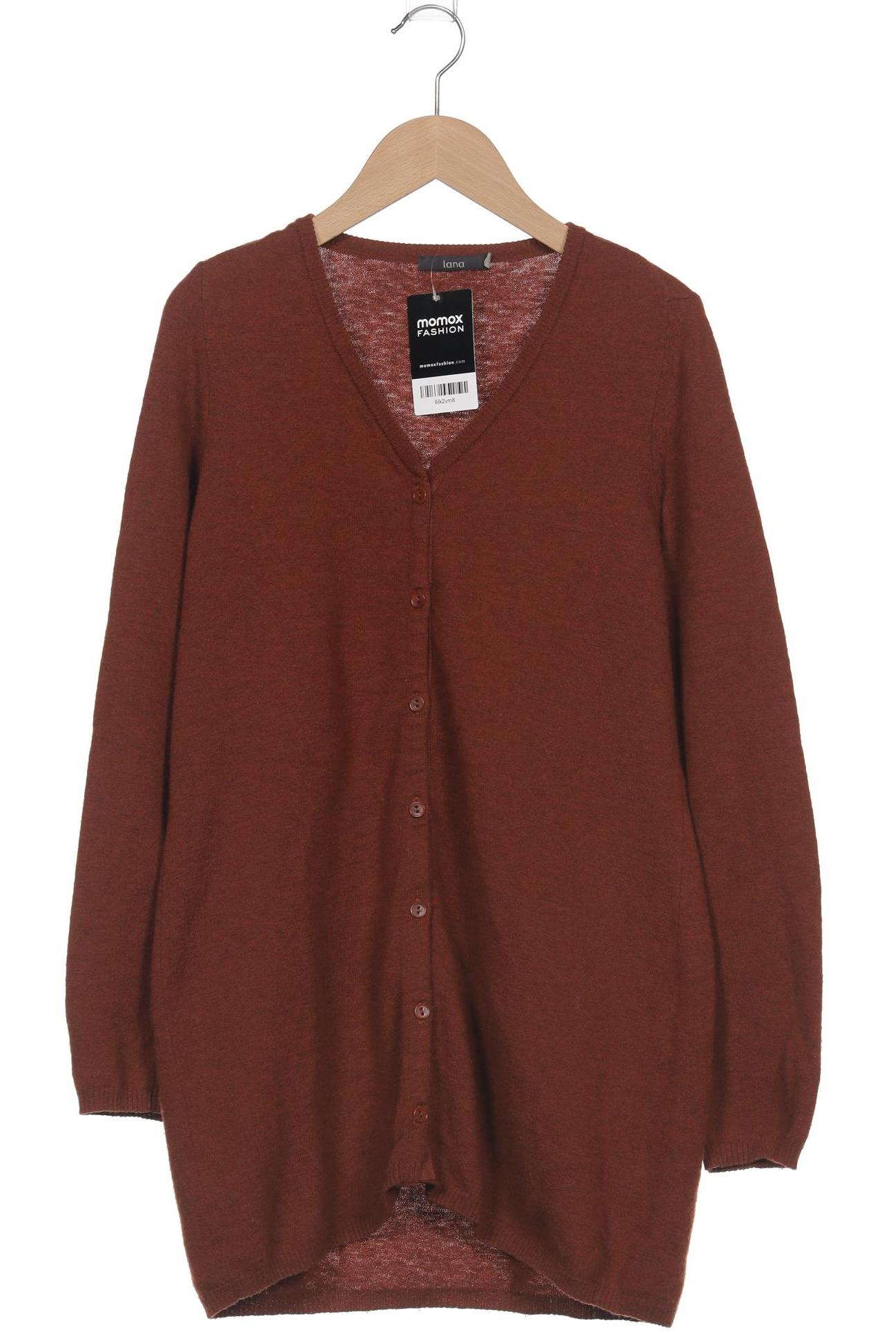 

Lana naturalwear Damen Strickjacke, braun, Gr. 36