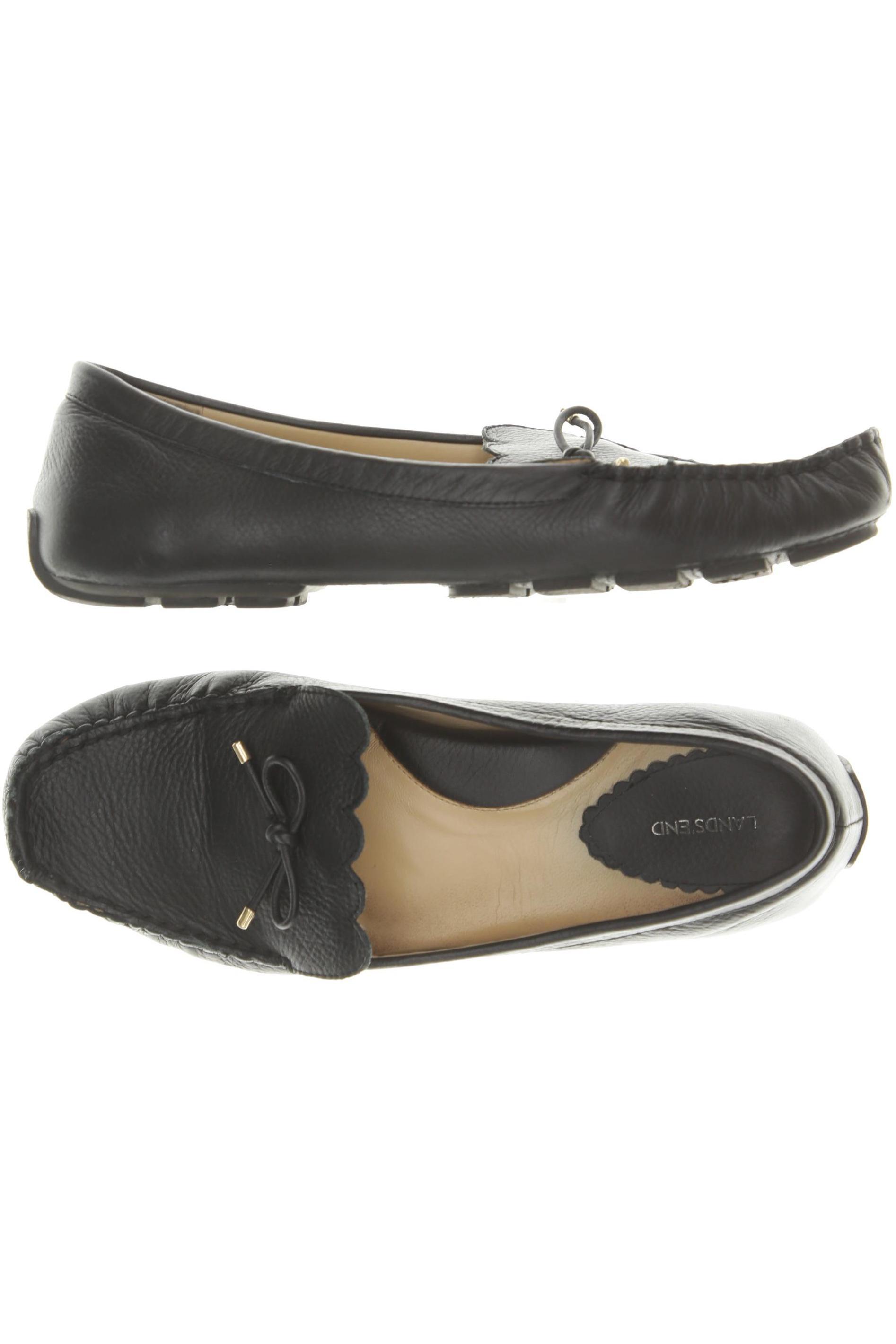 

Lands End Damen Halbschuh, schwarz, Gr. 42.5