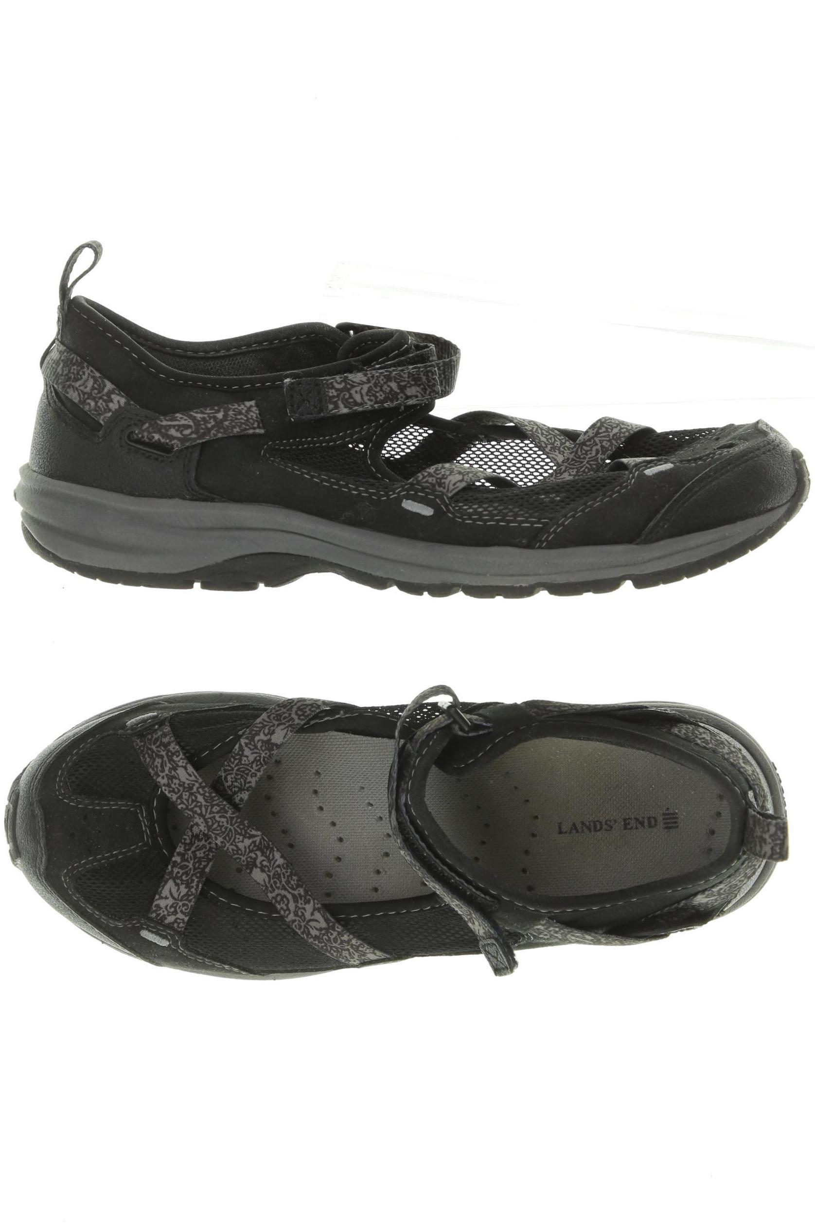 

Lands End Damen Ballerinas, schwarz, Gr. 9