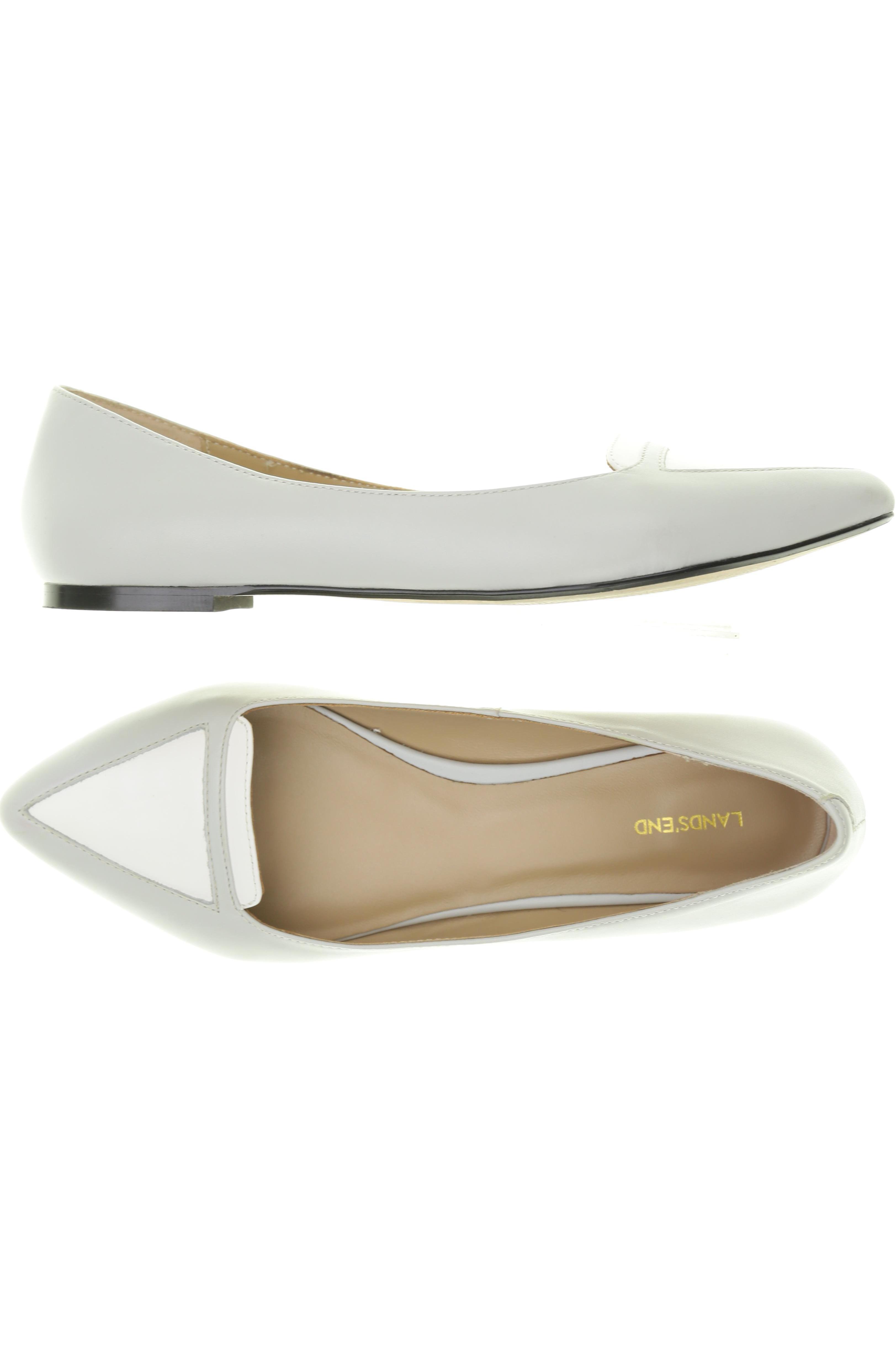 

Lands End Damen Ballerinas, grau, Gr. 8.5