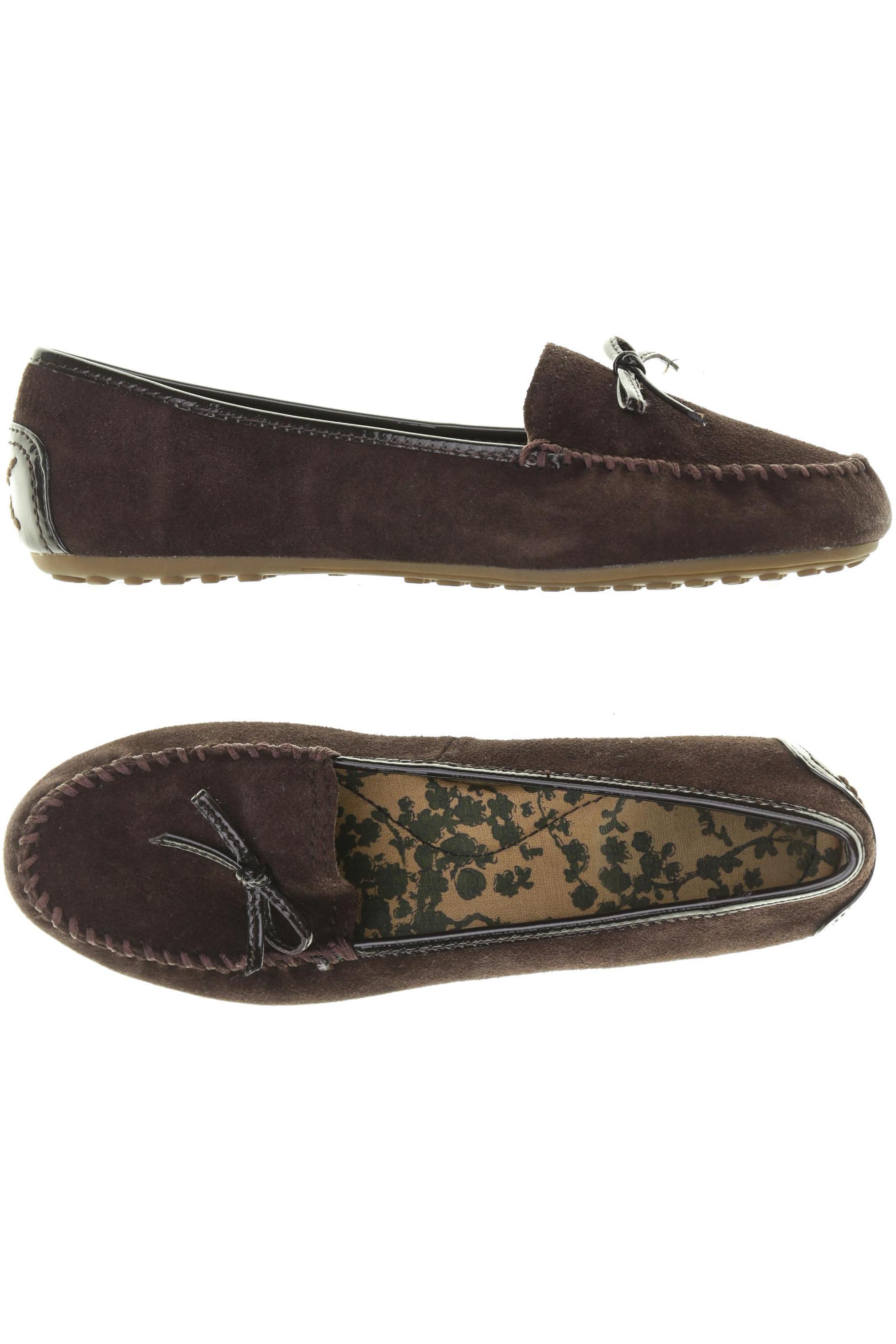 

Lands End Damen Halbschuh, braun, Gr. 8