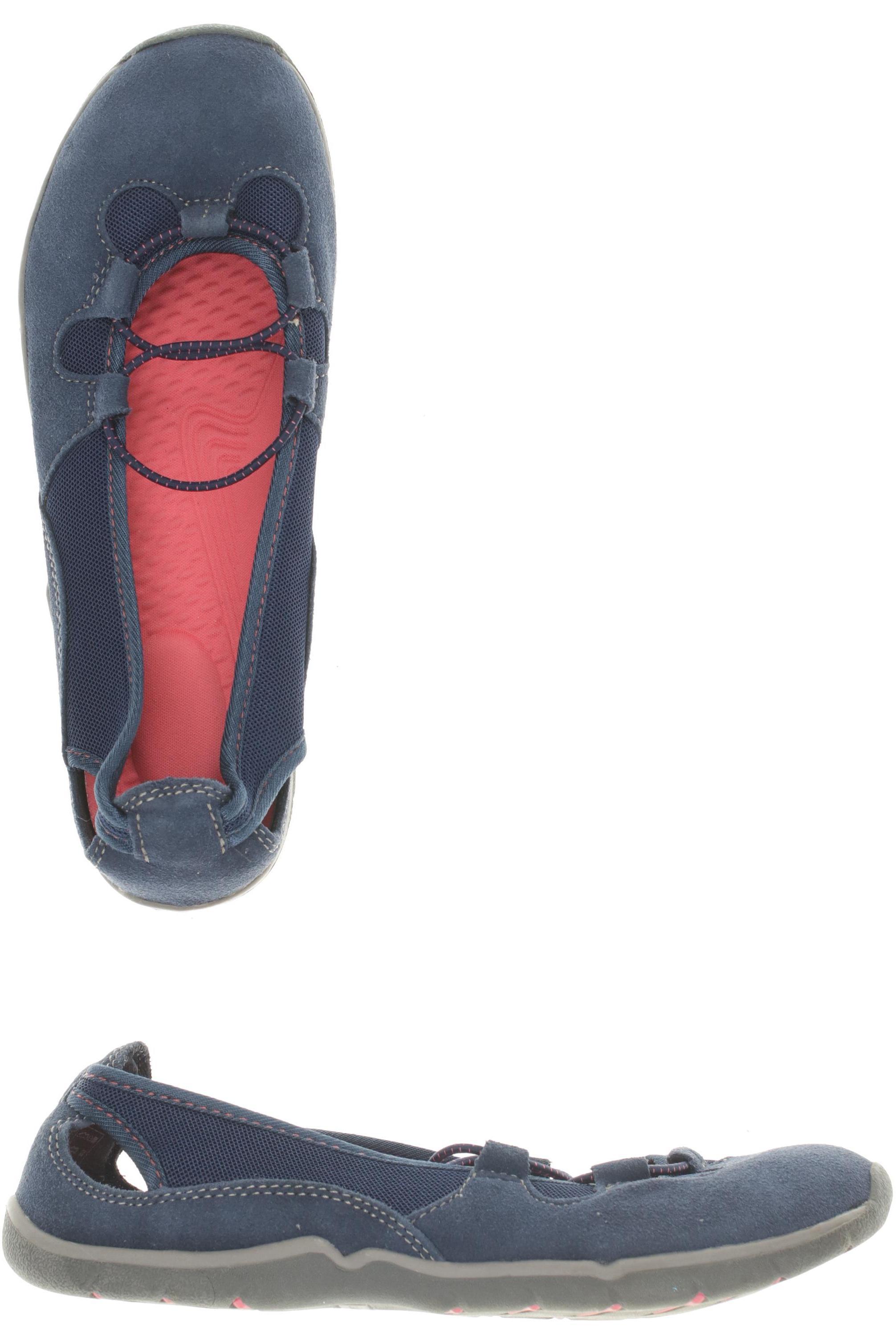 

Lands End Damen Ballerinas, blau, Gr. 40