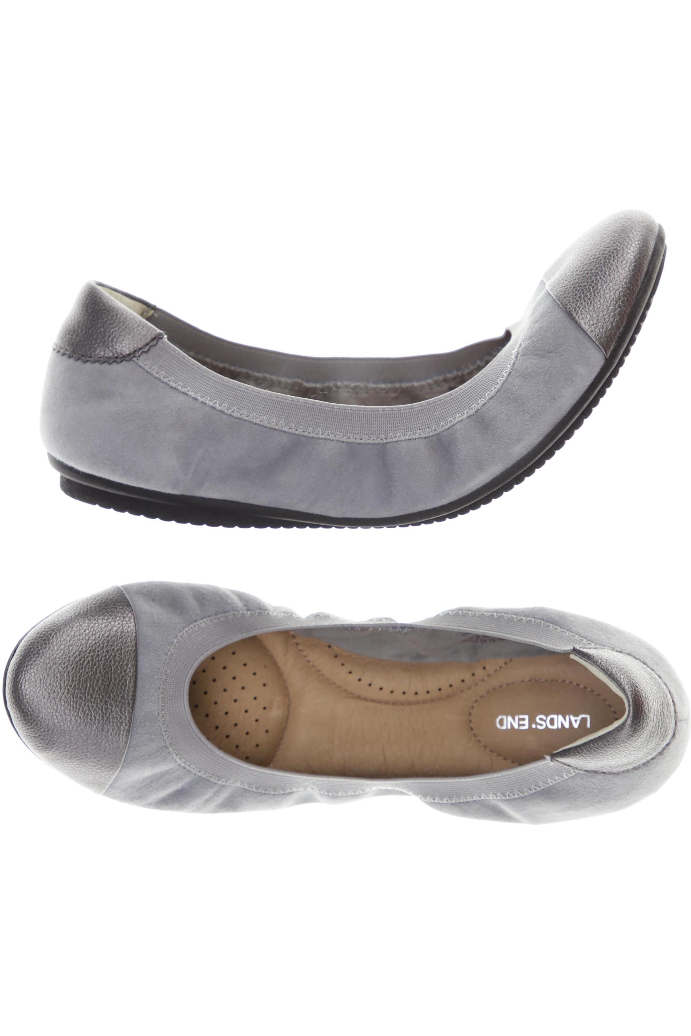 

Lands End Damen Ballerinas, grau, Gr. 41.5