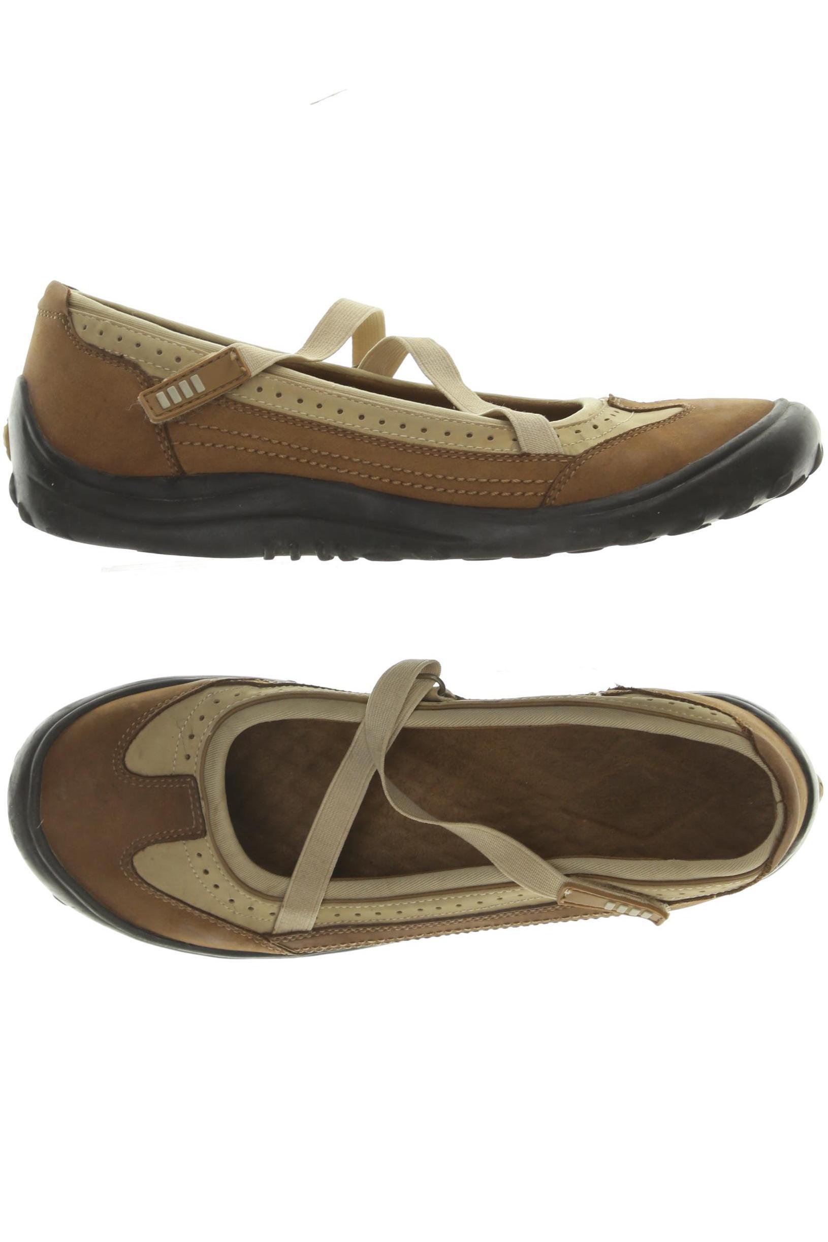 

Lands End Damen Ballerinas, braun, Gr. 8.5