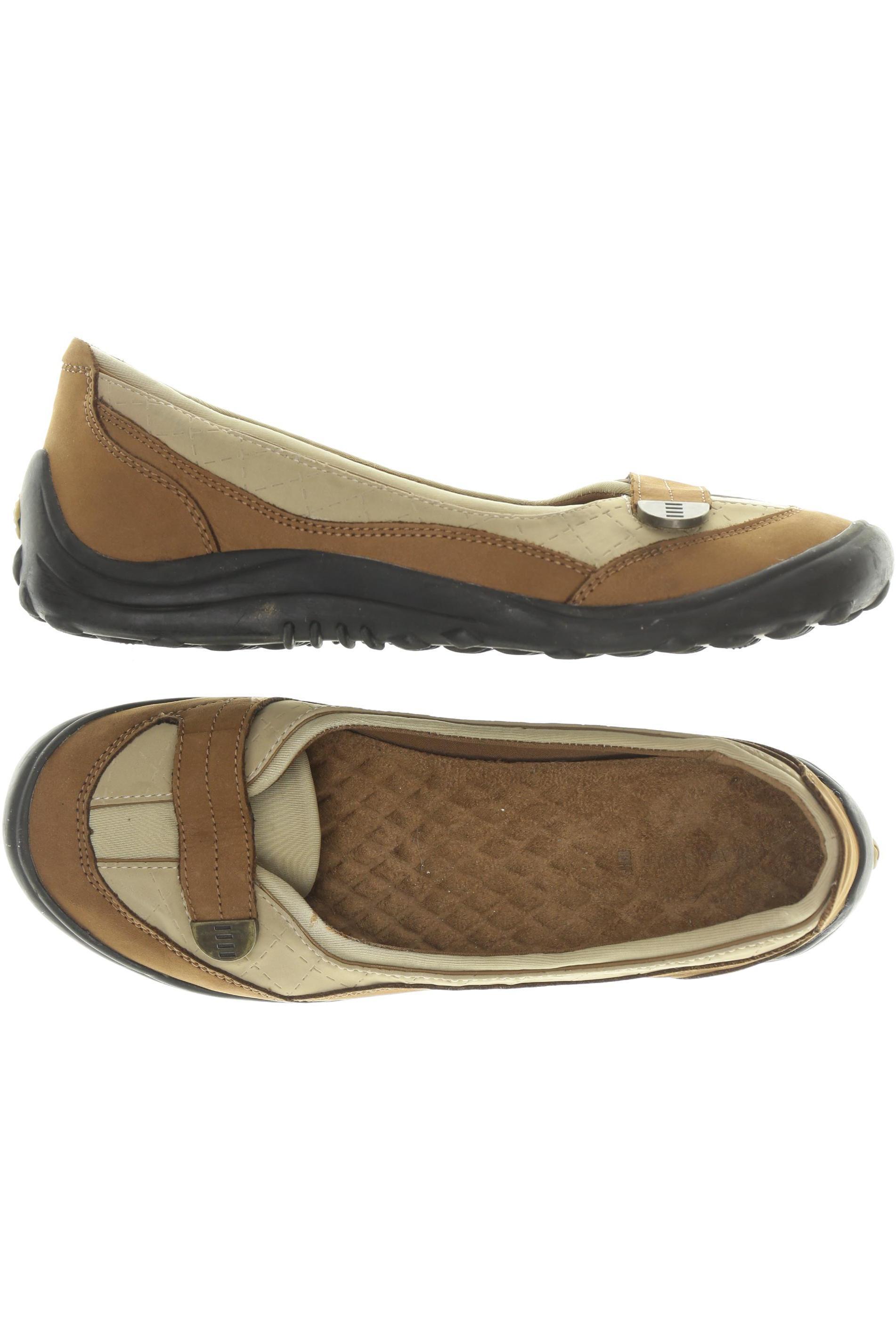 

Lands End Damen Ballerinas, braun, Gr. 39