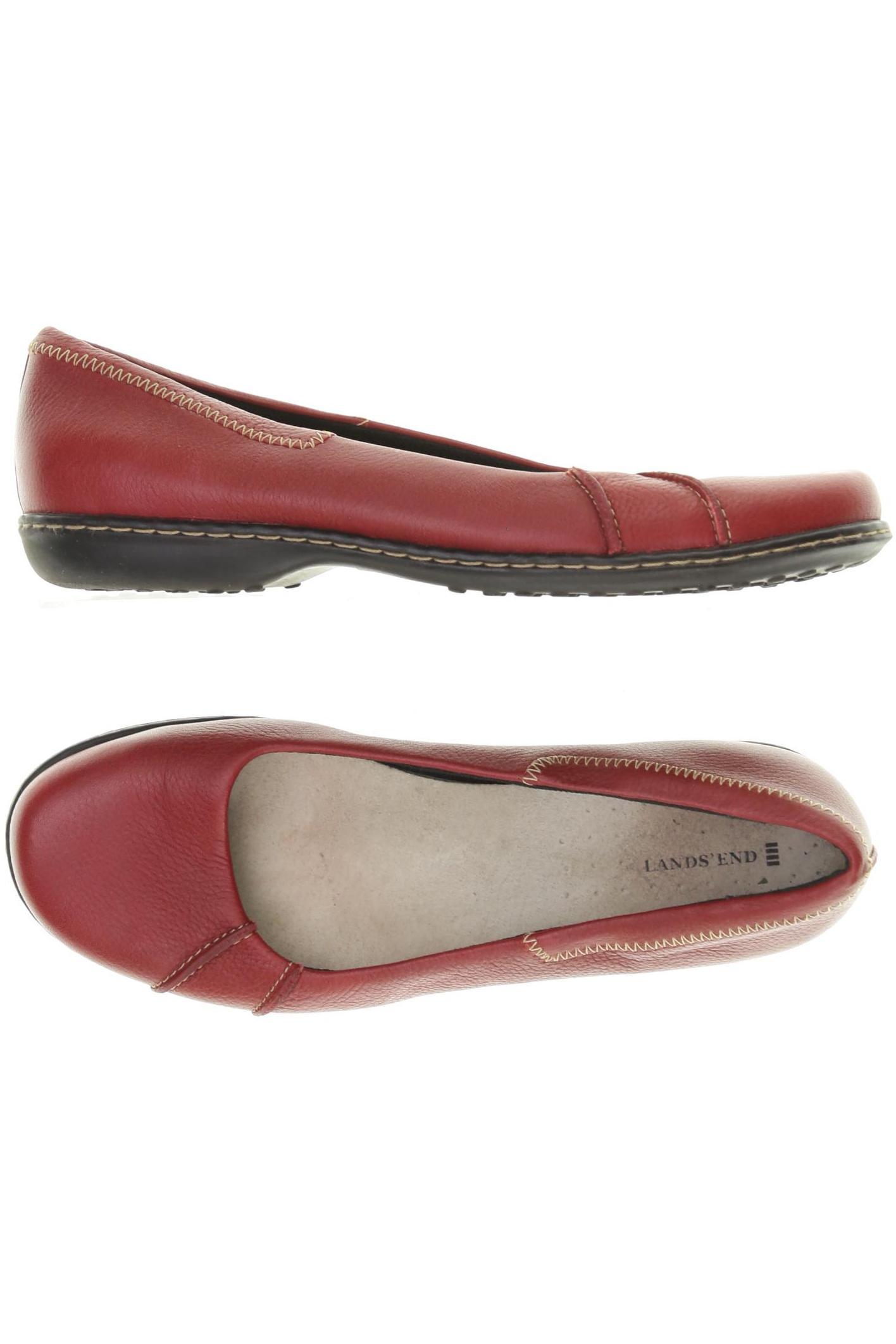 

Lands End Damen Ballerinas, rot, Gr. 37