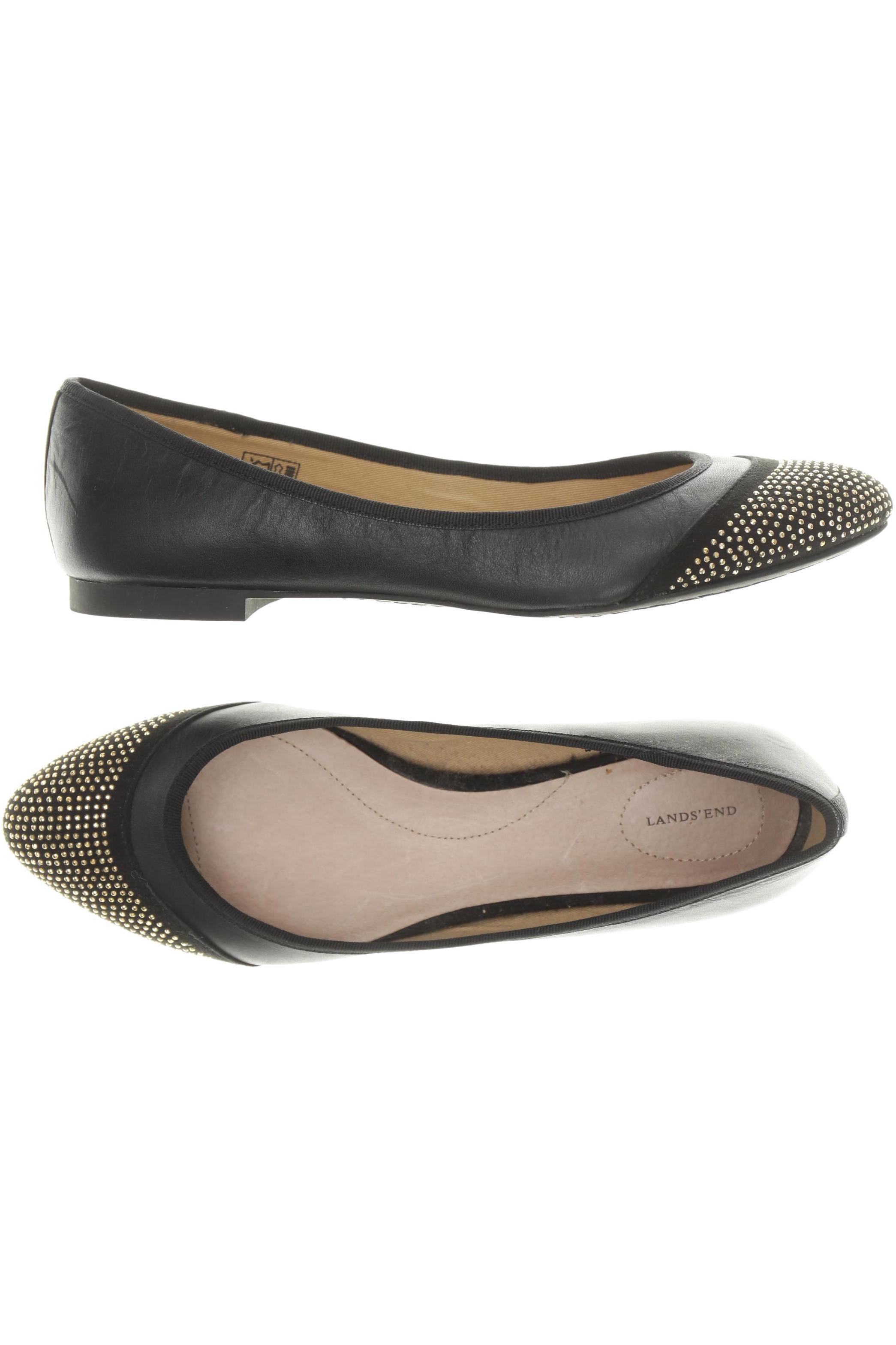

Lands End Damen Ballerinas, schwarz, Gr. 41.5