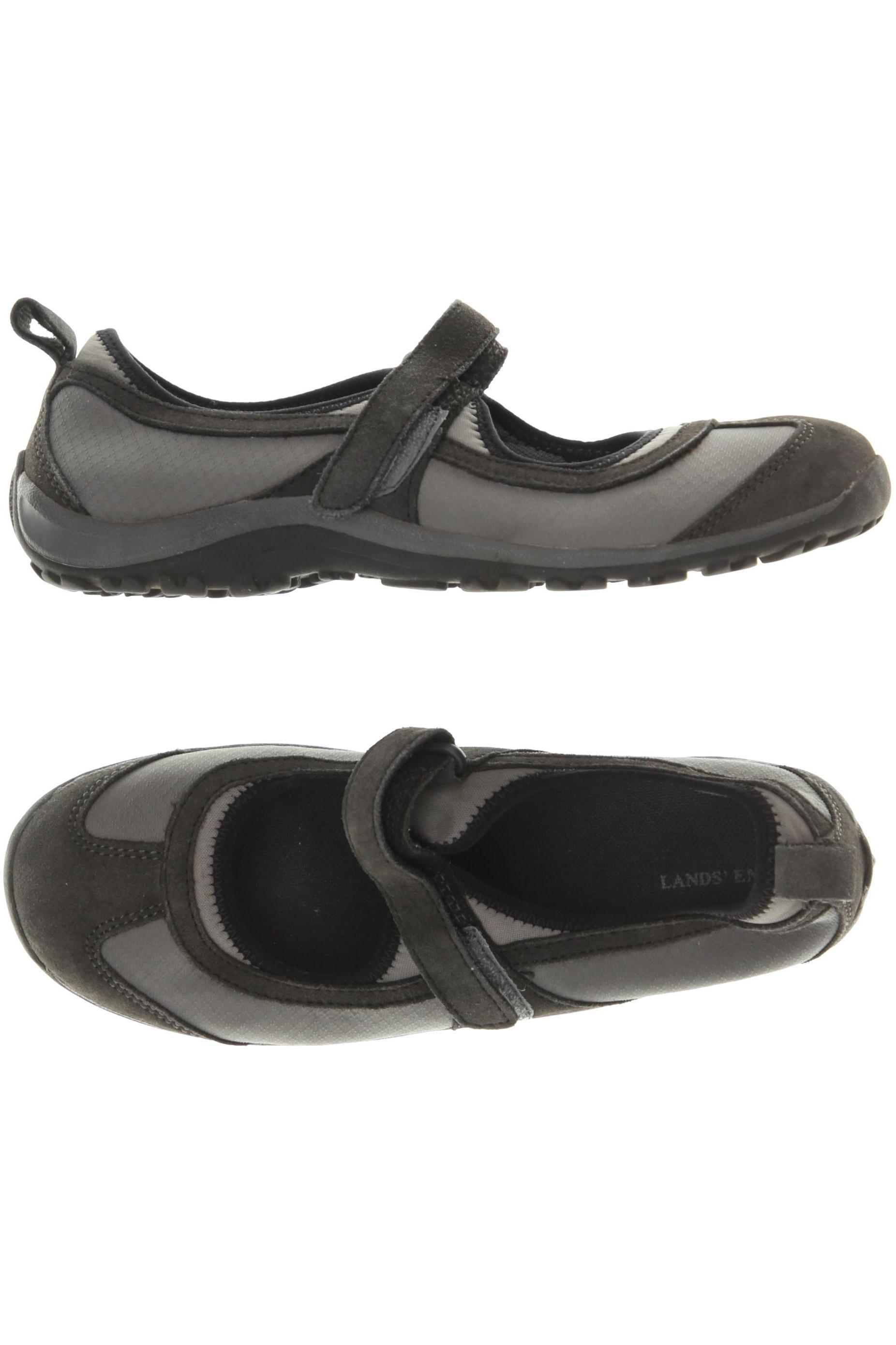 

Lands End Damen Ballerinas, grau, Gr. 37