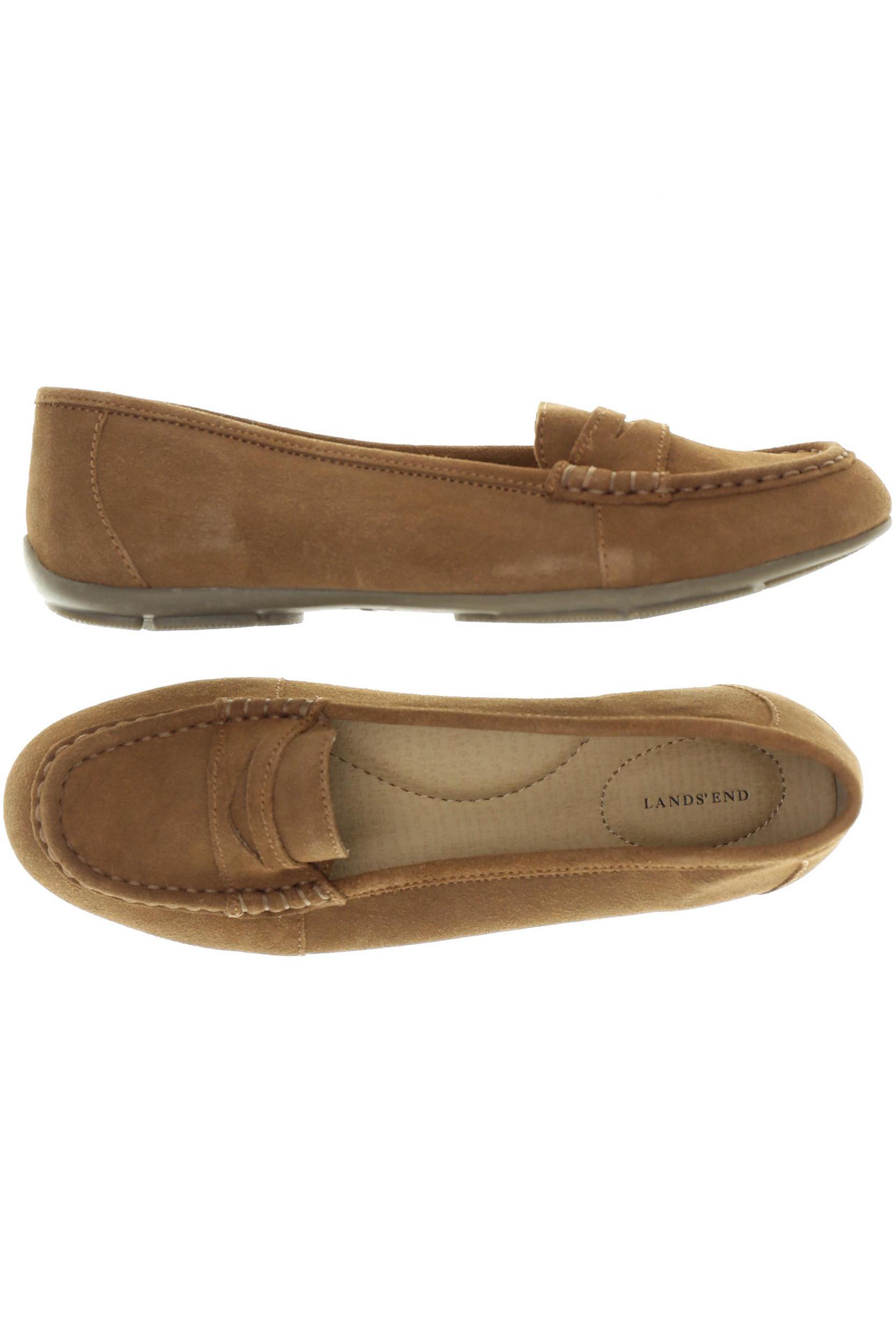 

Lands End Damen Halbschuh, braun, Gr. 40