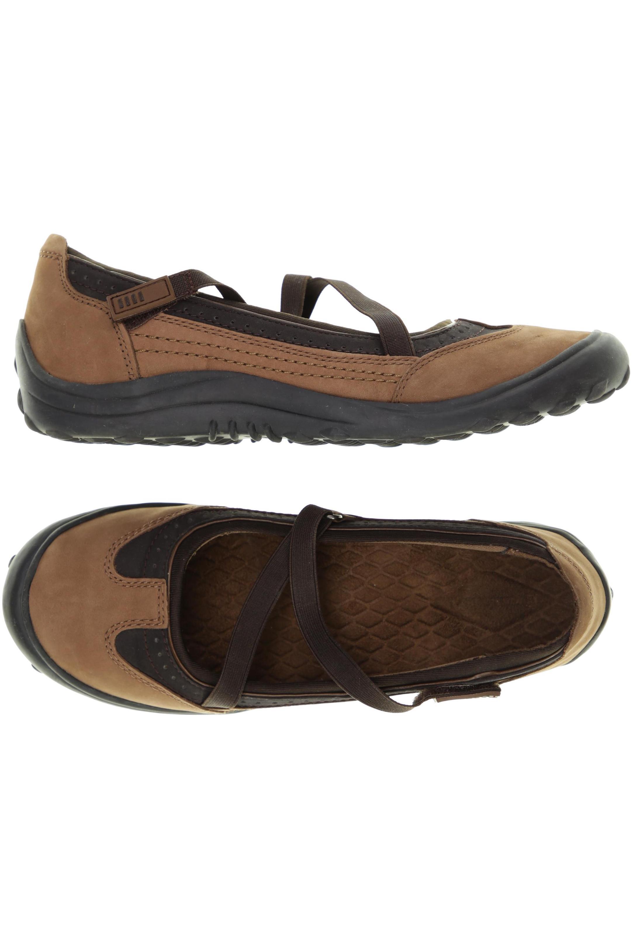 

Lands End Damen Halbschuh, braun, Gr. 8