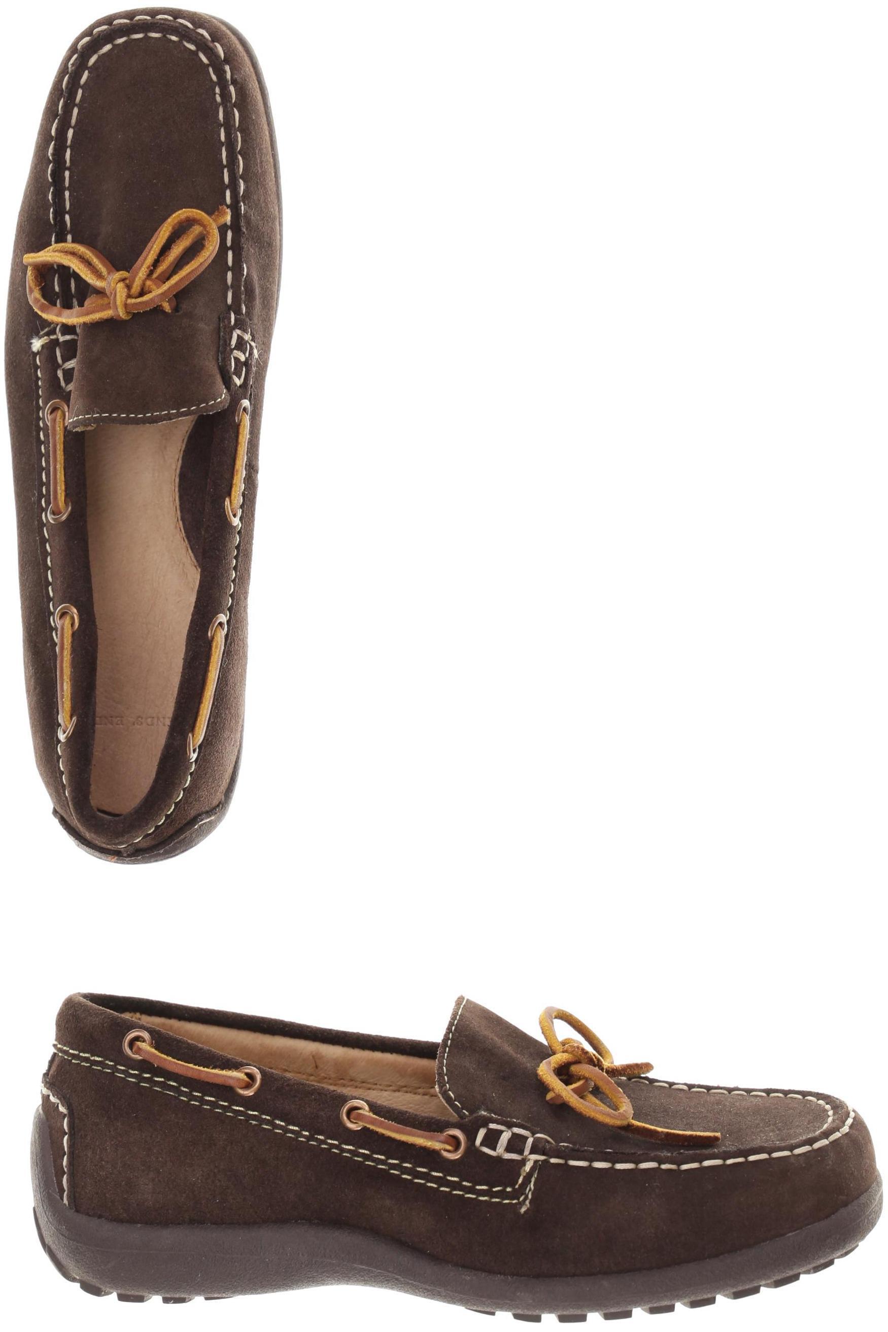 

Lands End Damen Halbschuh, braun, Gr. 6