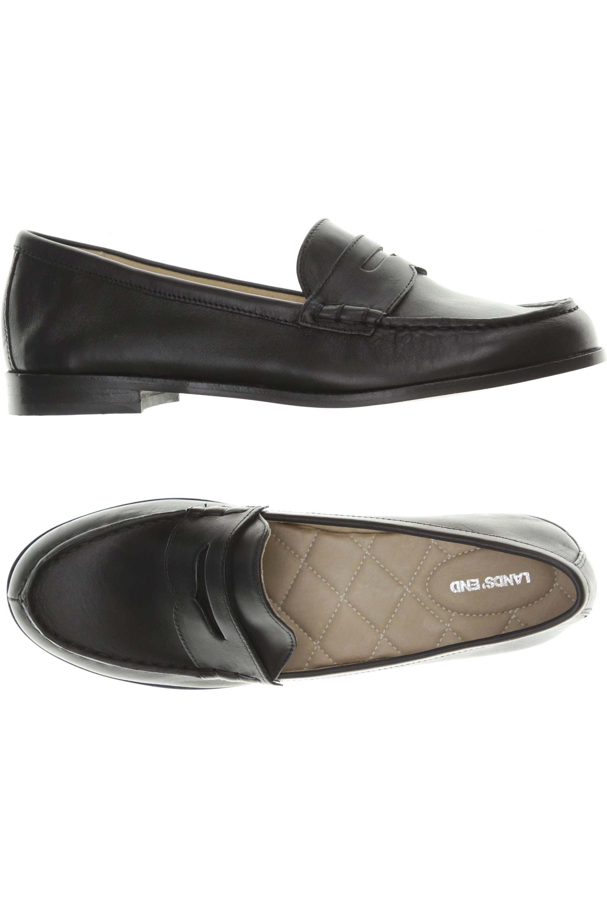 

Lands End Damen Halbschuh, schwarz, Gr. 40