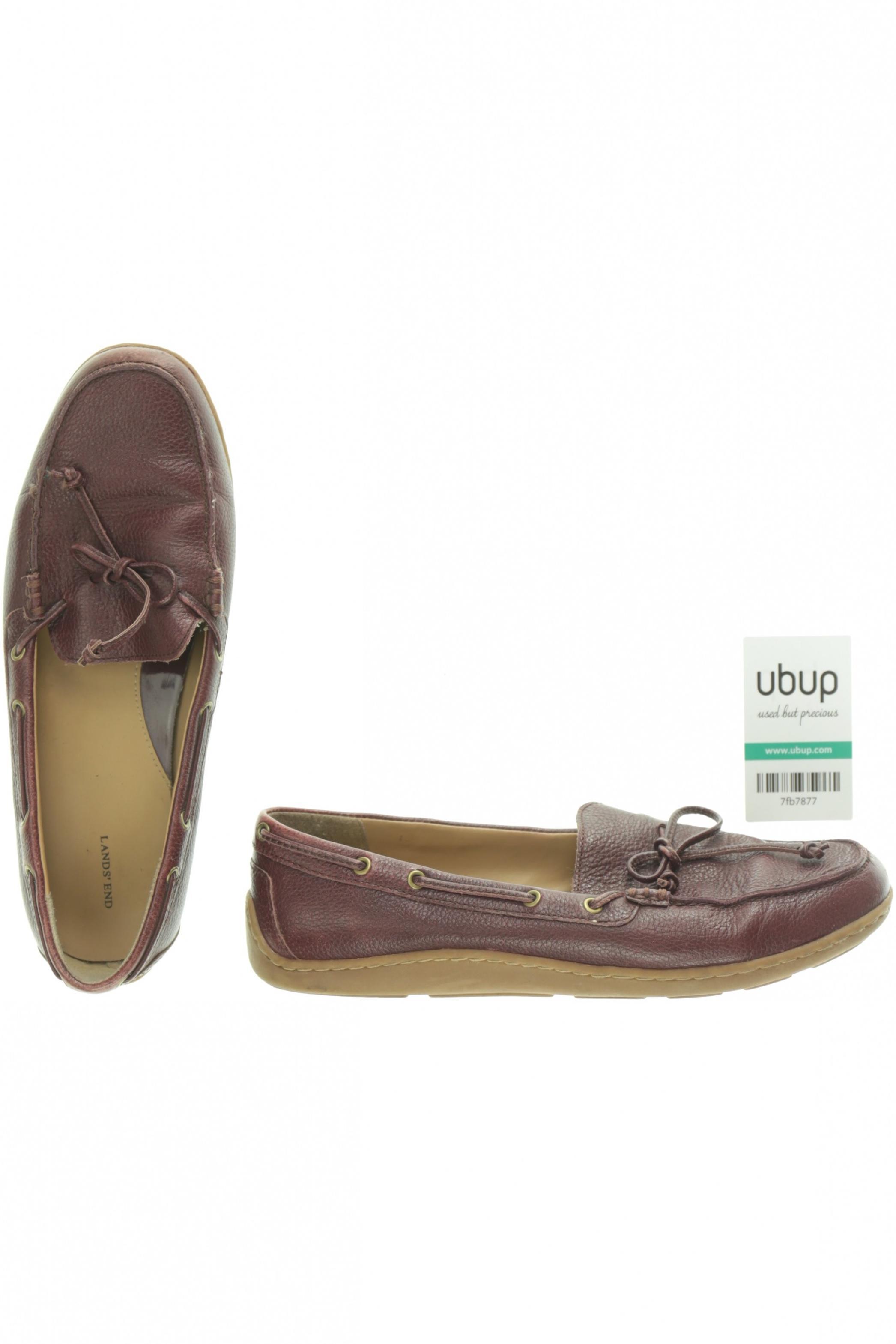 

Lands End Damen Halbschuh, rot, Gr. 40