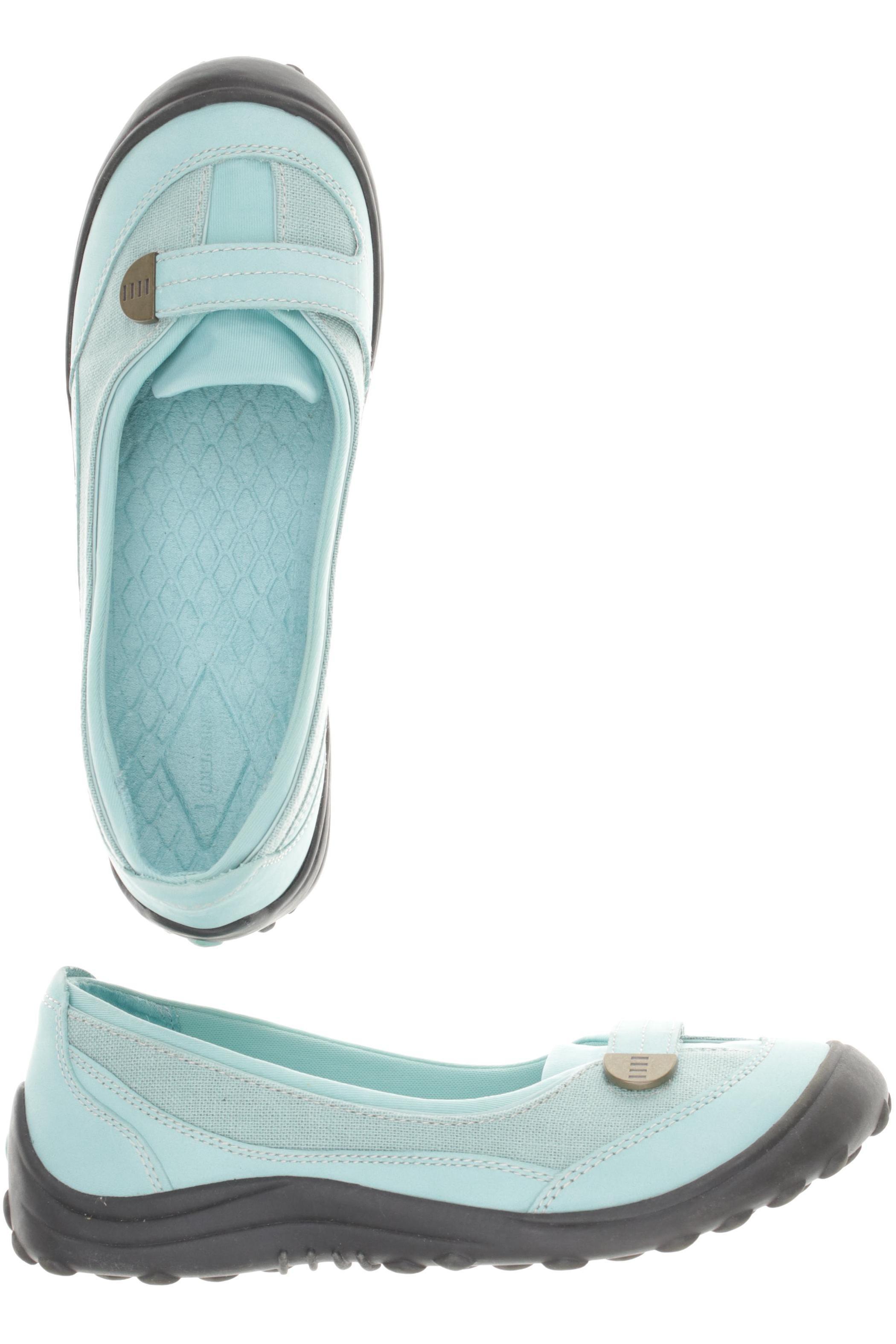 

Lands End Damen Halbschuh, türkis, Gr. 37