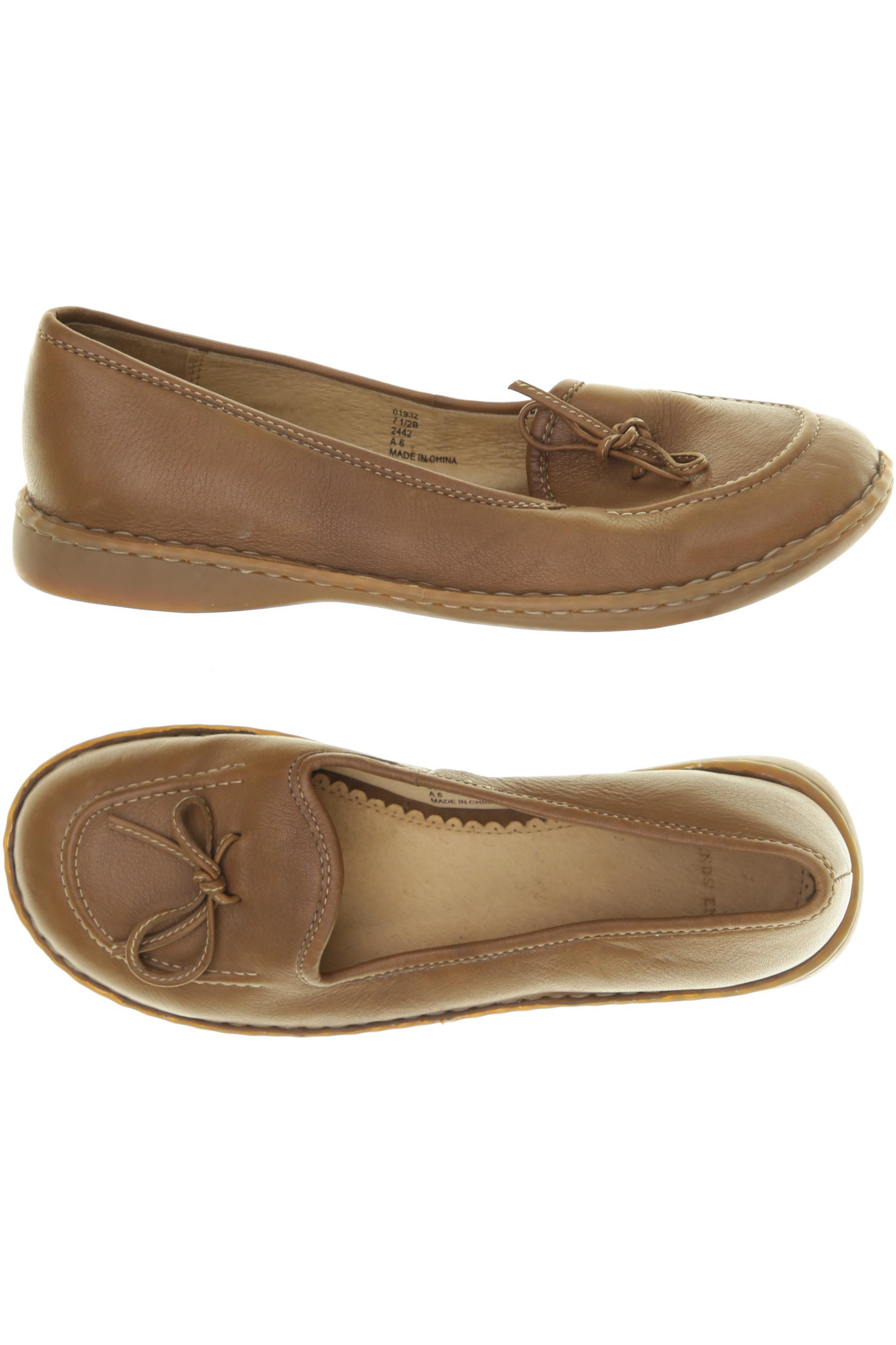 

Lands End Damen Halbschuh, braun, Gr. 37