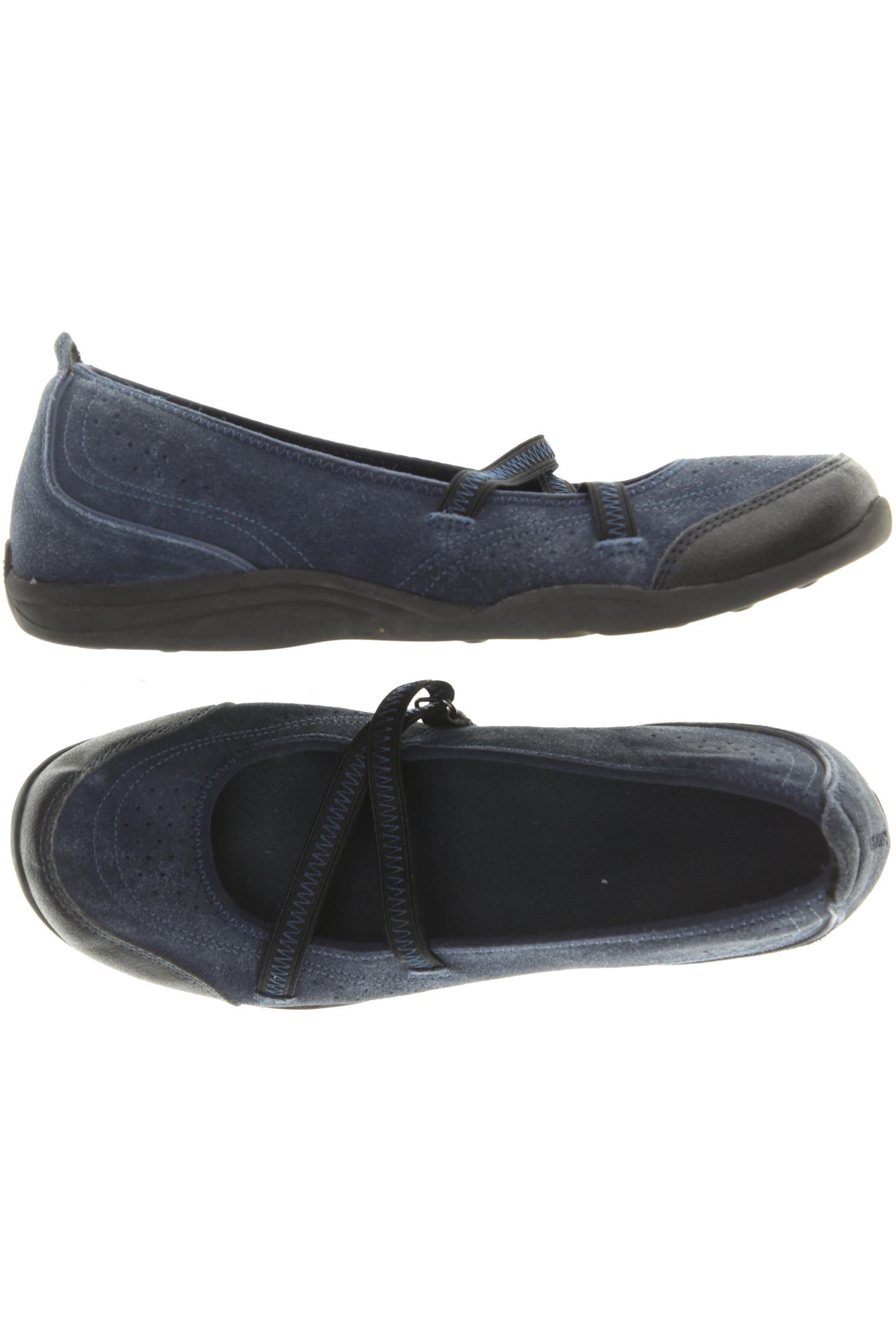 

Lands End Damen Halbschuh, blau, Gr. 41.5